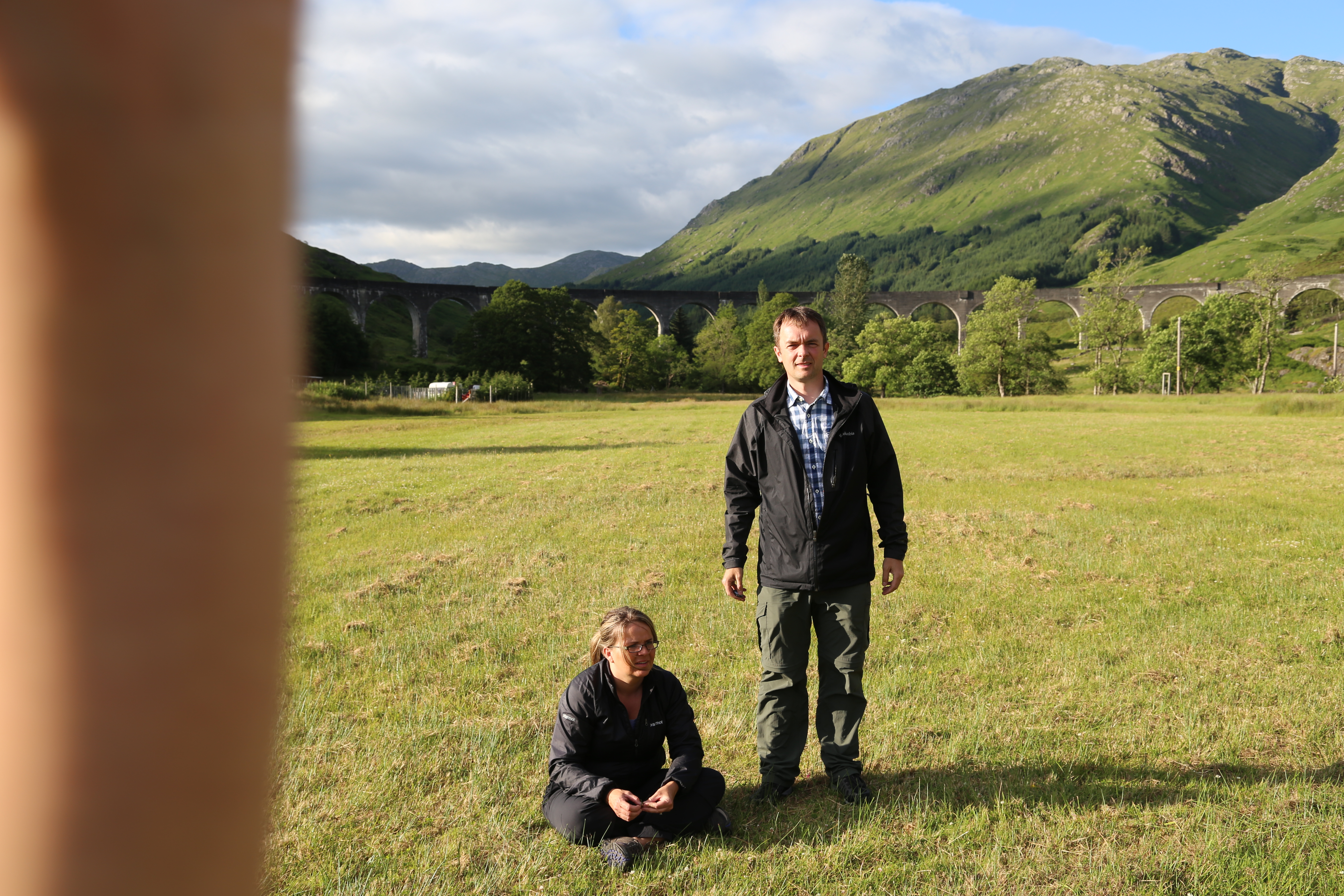 2014 Europe Trip Day 26 - Scotland (Ardachy House Yurt, Heilan' Coo, Fionnphort-Iona Ferry, Iona Nunnery, Iona Abbey (Britain Christianity Birthplace), Scottish Heather, Tobermory-Kilchoan Ferry, Castle Tioram, Glenfinnan Monument, Biting Midges!)