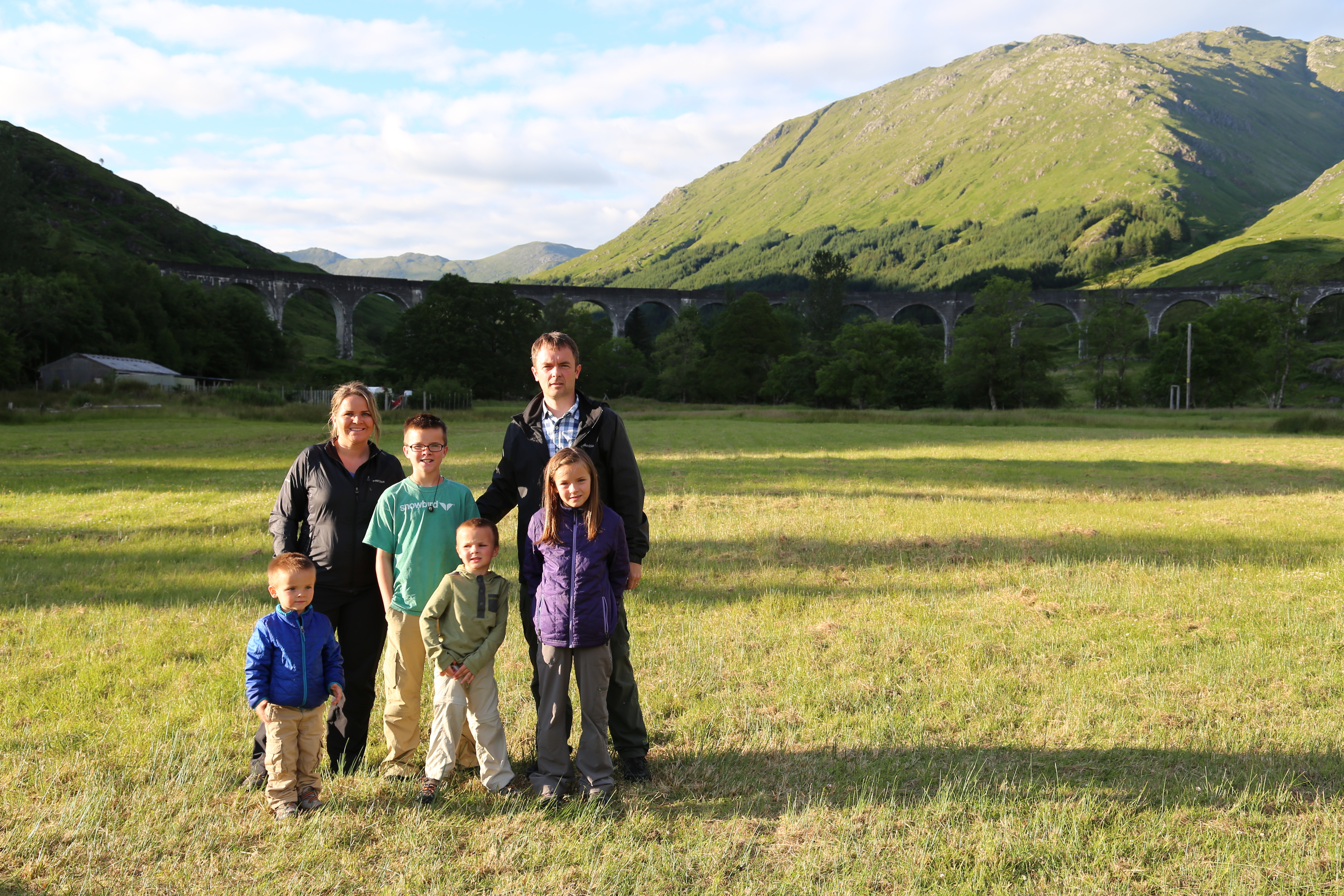 2014 Europe Trip Day 26 - Scotland (Ardachy House Yurt, Heilan' Coo, Fionnphort-Iona Ferry, Iona Nunnery, Iona Abbey (Britain Christianity Birthplace), Scottish Heather, Tobermory-Kilchoan Ferry, Castle Tioram, Glenfinnan Monument, Biting Midges!)