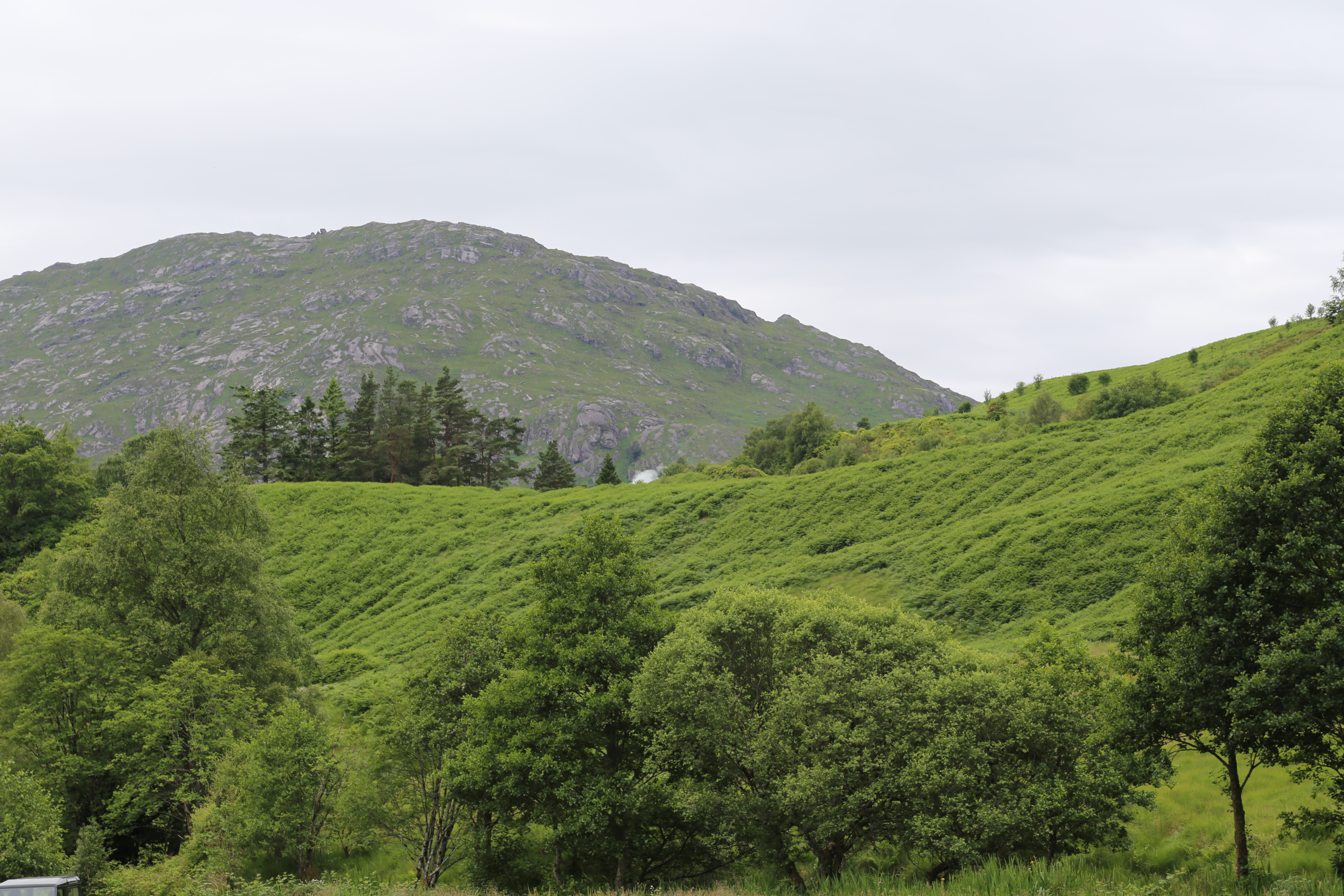 2014 Europe Trip Day 27 - Scotland (Muesli, Hogwarts Express Train (Jacobite Steam Train, Glenfinnan Viaduct), Fort William, Ben Nevis, Highland Bagpiper, Eilean Donan Castle, Isle of Skye, Portree, Old Man of Storr, Kilt Rock, Uig, Quiraing, Peat Fields)