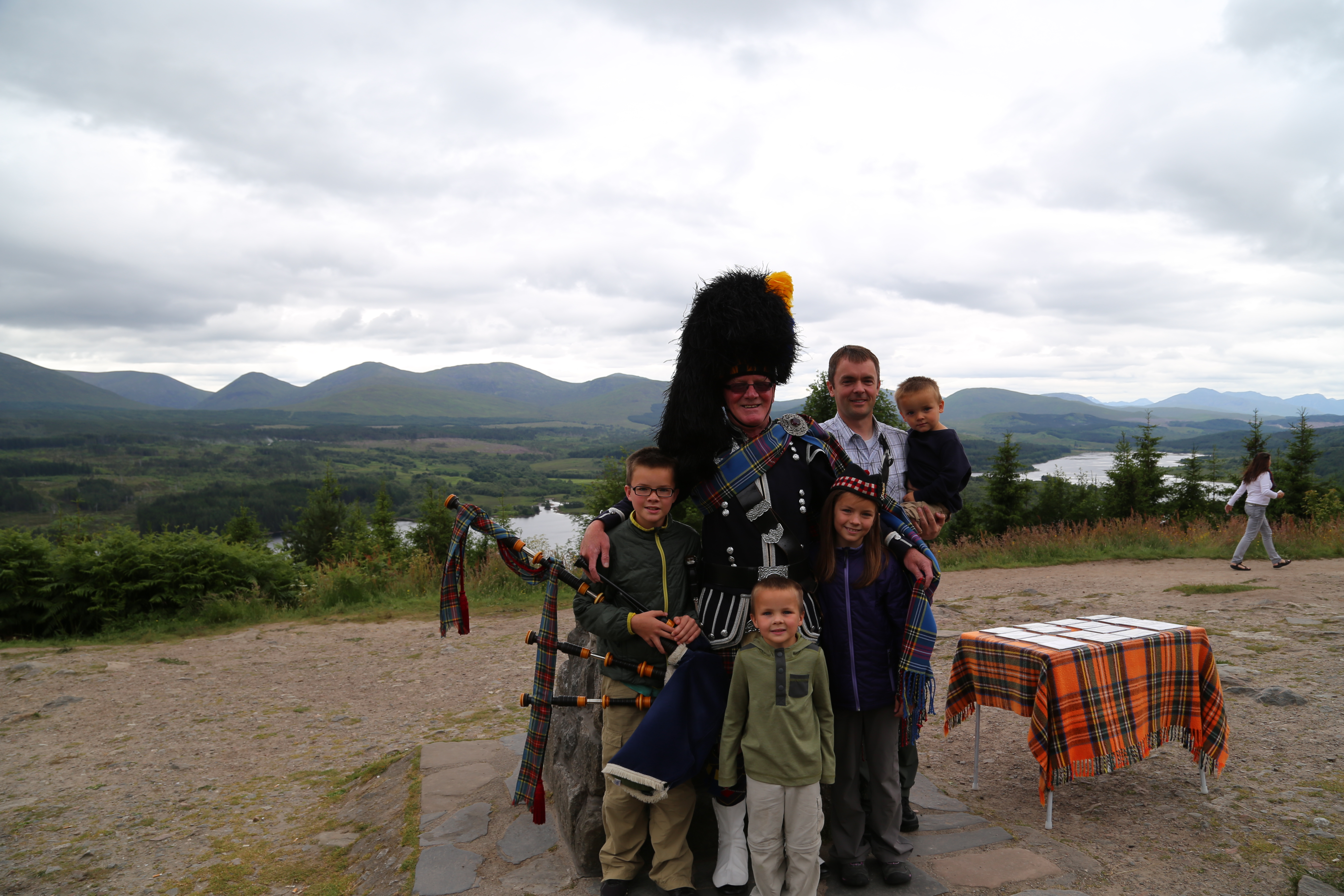 2014 Europe Trip Day 27 - Scotland (Muesli, Hogwarts Express Train (Jacobite Steam Train, Glenfinnan Viaduct), Fort William, Ben Nevis, Highland Bagpiper, Eilean Donan Castle, Isle of Skye, Portree, Old Man of Storr, Kilt Rock, Uig, Quiraing, Peat Fields)