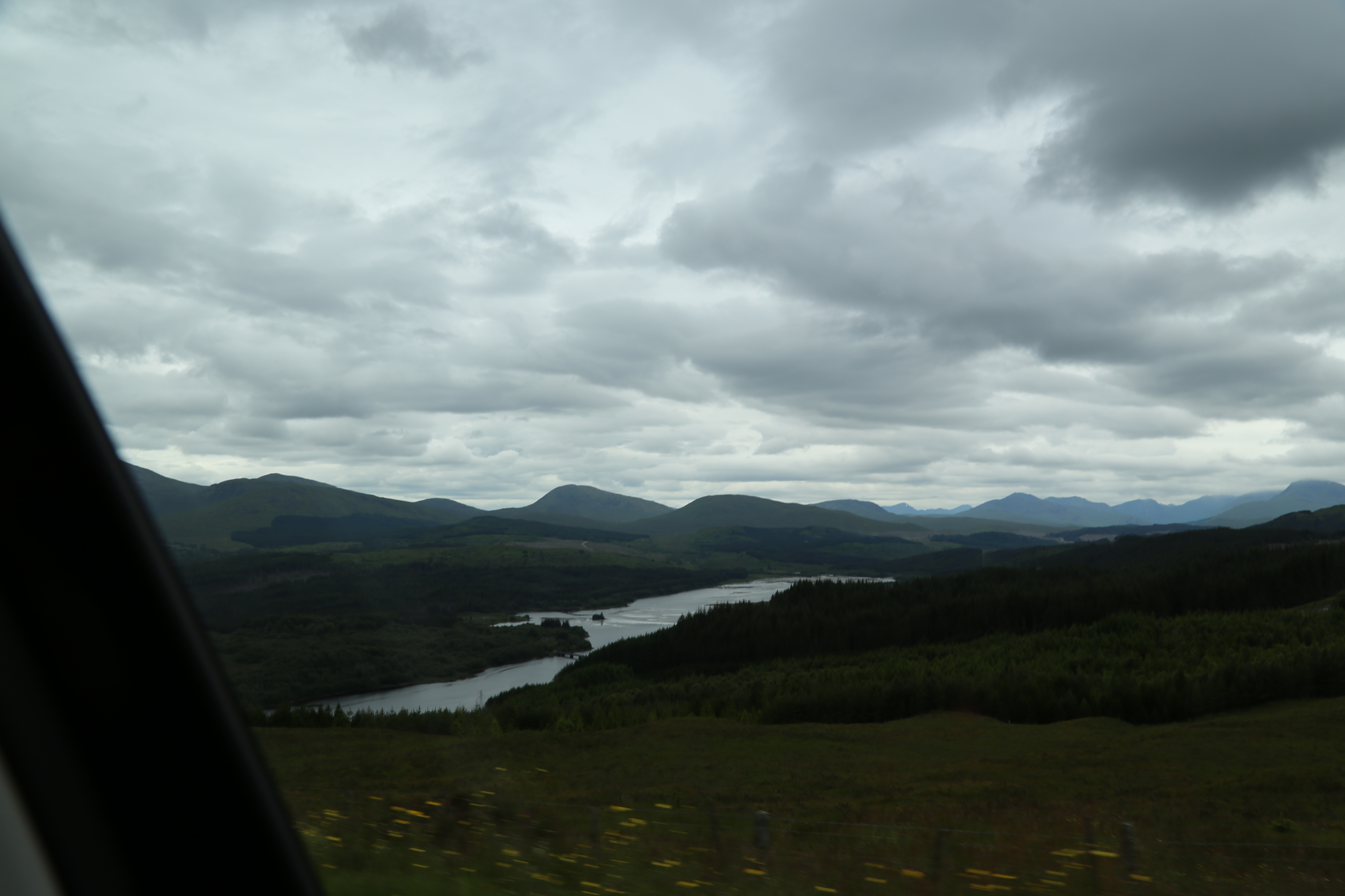 2014 Europe Trip Day 27 - Scotland (Muesli, Hogwarts Express Train (Jacobite Steam Train, Glenfinnan Viaduct), Fort William, Ben Nevis, Highland Bagpiper, Eilean Donan Castle, Isle of Skye, Portree, Old Man of Storr, Kilt Rock, Uig, Quiraing, Peat Fields)