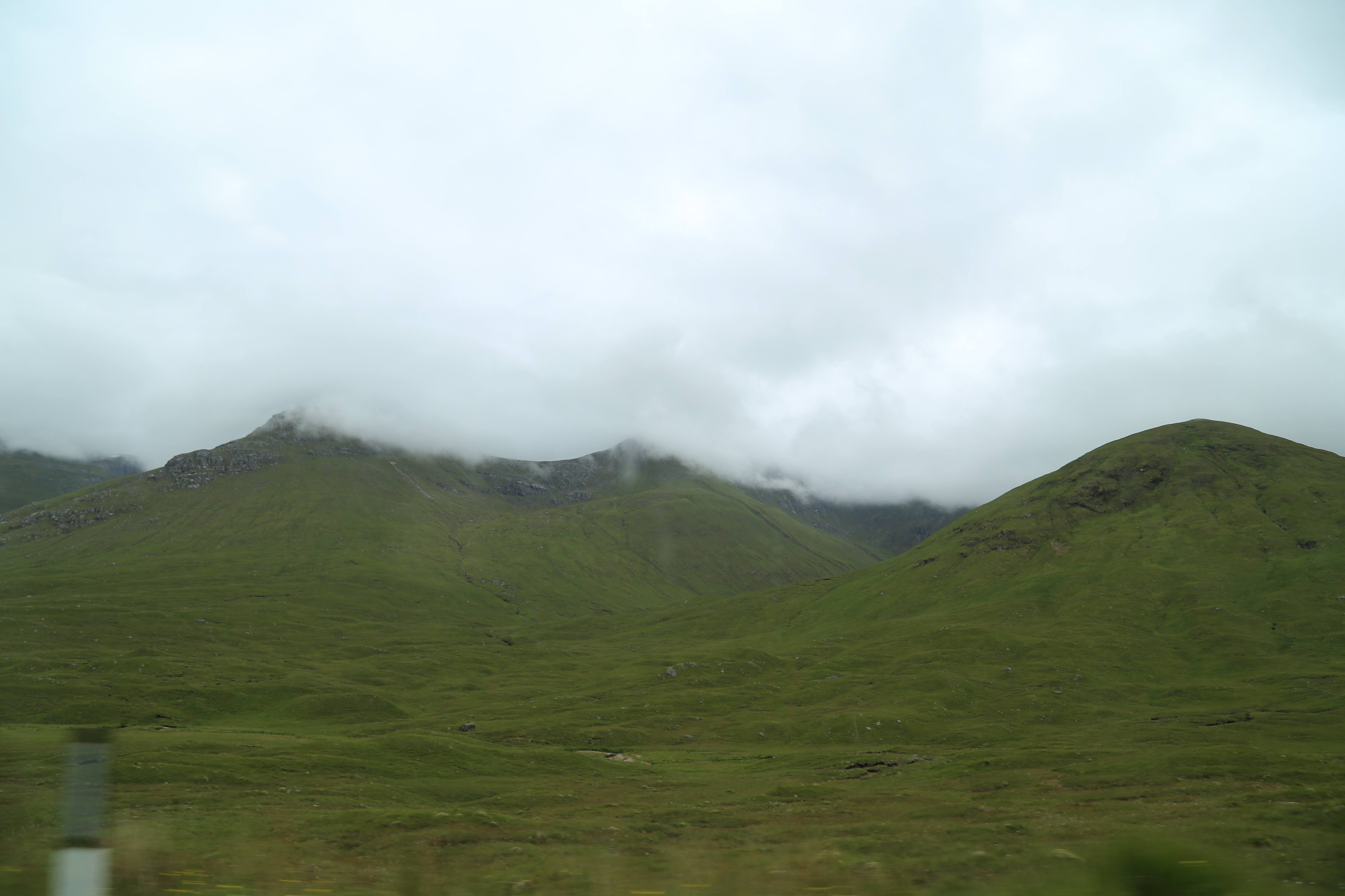 2014 Europe Trip Day 27 - Scotland (Muesli, Hogwarts Express Train (Jacobite Steam Train, Glenfinnan Viaduct), Fort William, Ben Nevis, Highland Bagpiper, Eilean Donan Castle, Isle of Skye, Portree, Old Man of Storr, Kilt Rock, Uig, Quiraing, Peat Fields)