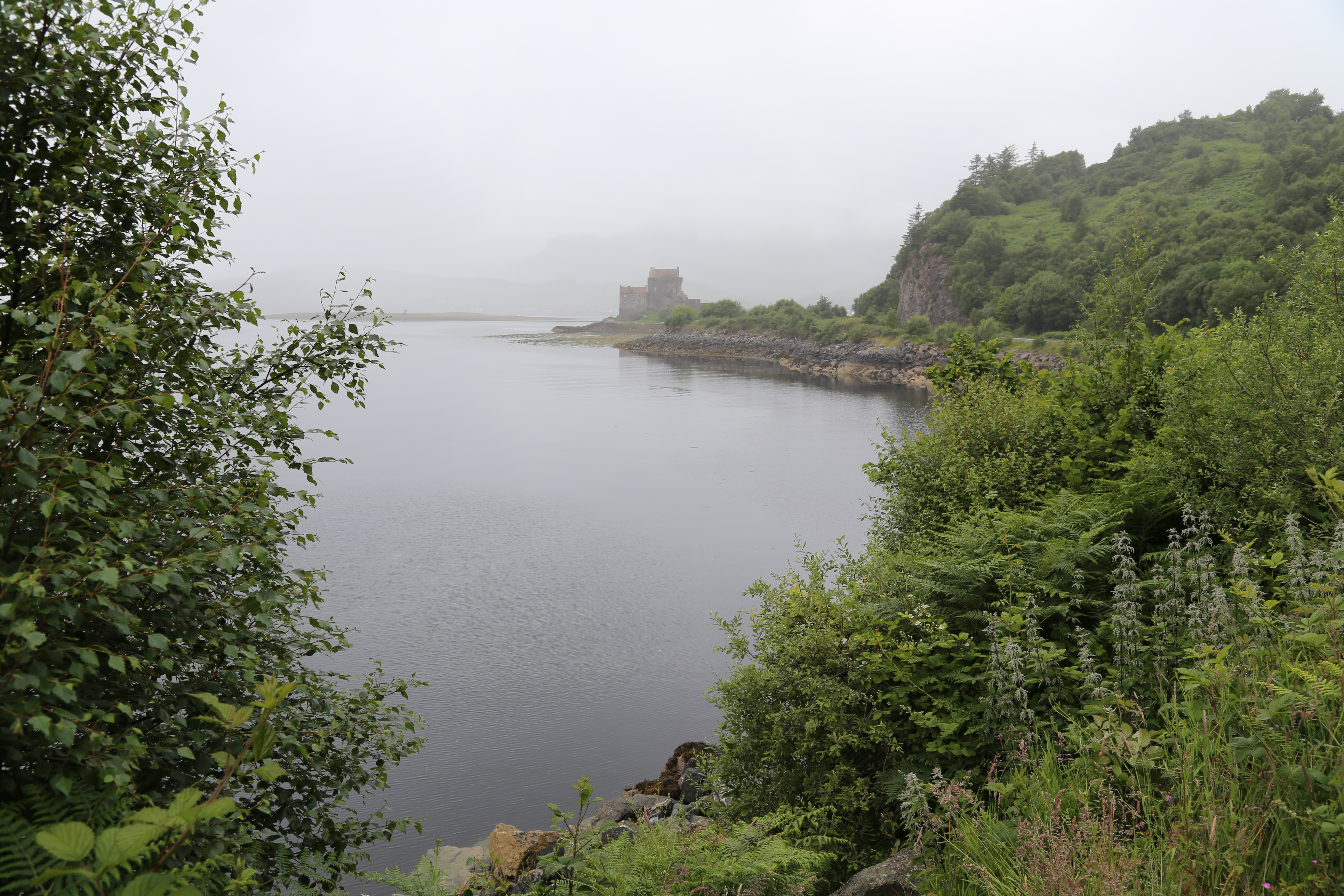 2014 Europe Trip Day 27 - Scotland (Muesli, Hogwarts Express Train (Jacobite Steam Train, Glenfinnan Viaduct), Fort William, Ben Nevis, Highland Bagpiper, Eilean Donan Castle, Isle of Skye, Portree, Old Man of Storr, Kilt Rock, Uig, Quiraing, Peat Fields)