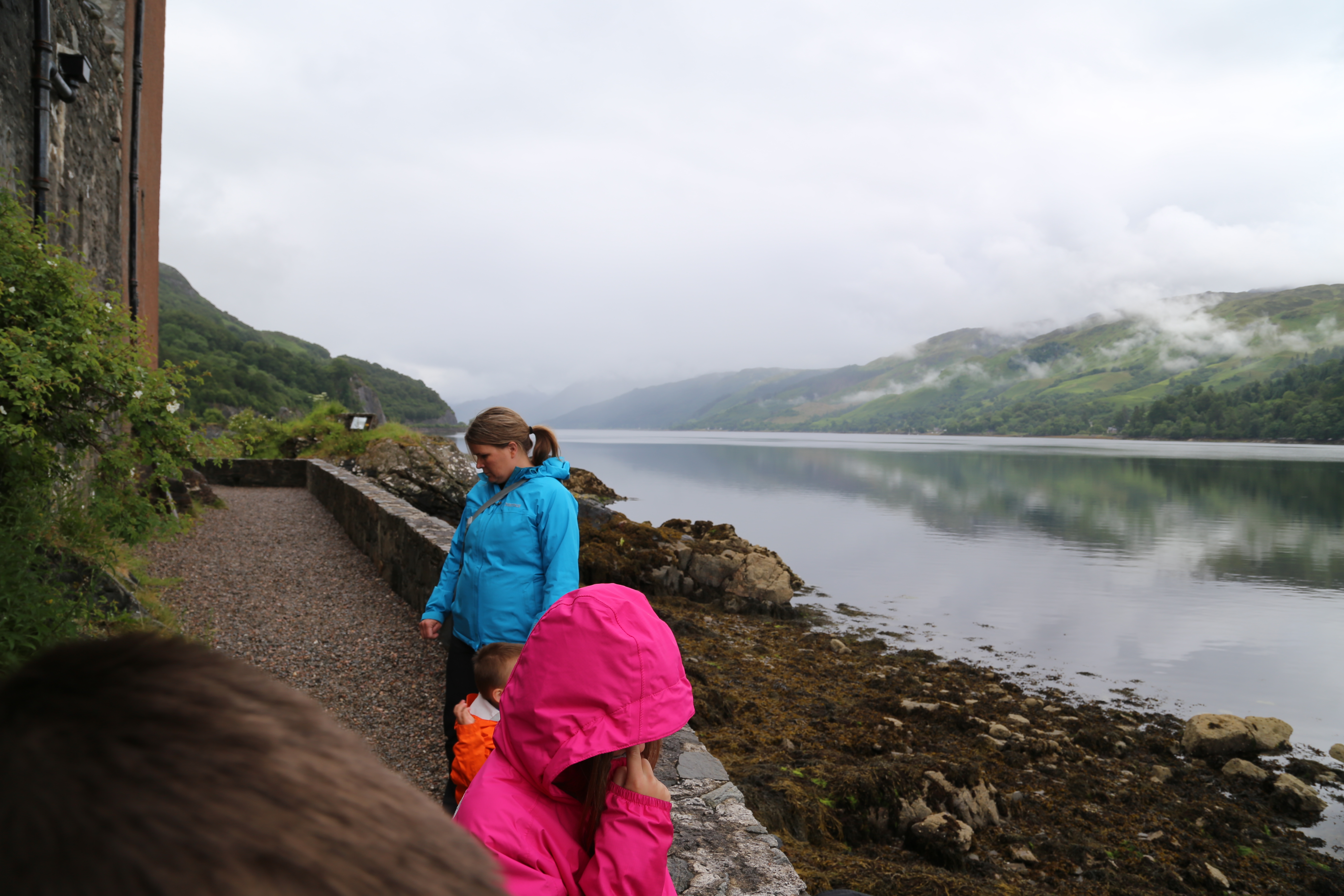 2014 Europe Trip Day 27 - Scotland (Muesli, Hogwarts Express Train (Jacobite Steam Train, Glenfinnan Viaduct), Fort William, Ben Nevis, Highland Bagpiper, Eilean Donan Castle, Isle of Skye, Portree, Old Man of Storr, Kilt Rock, Uig, Quiraing, Peat Fields)