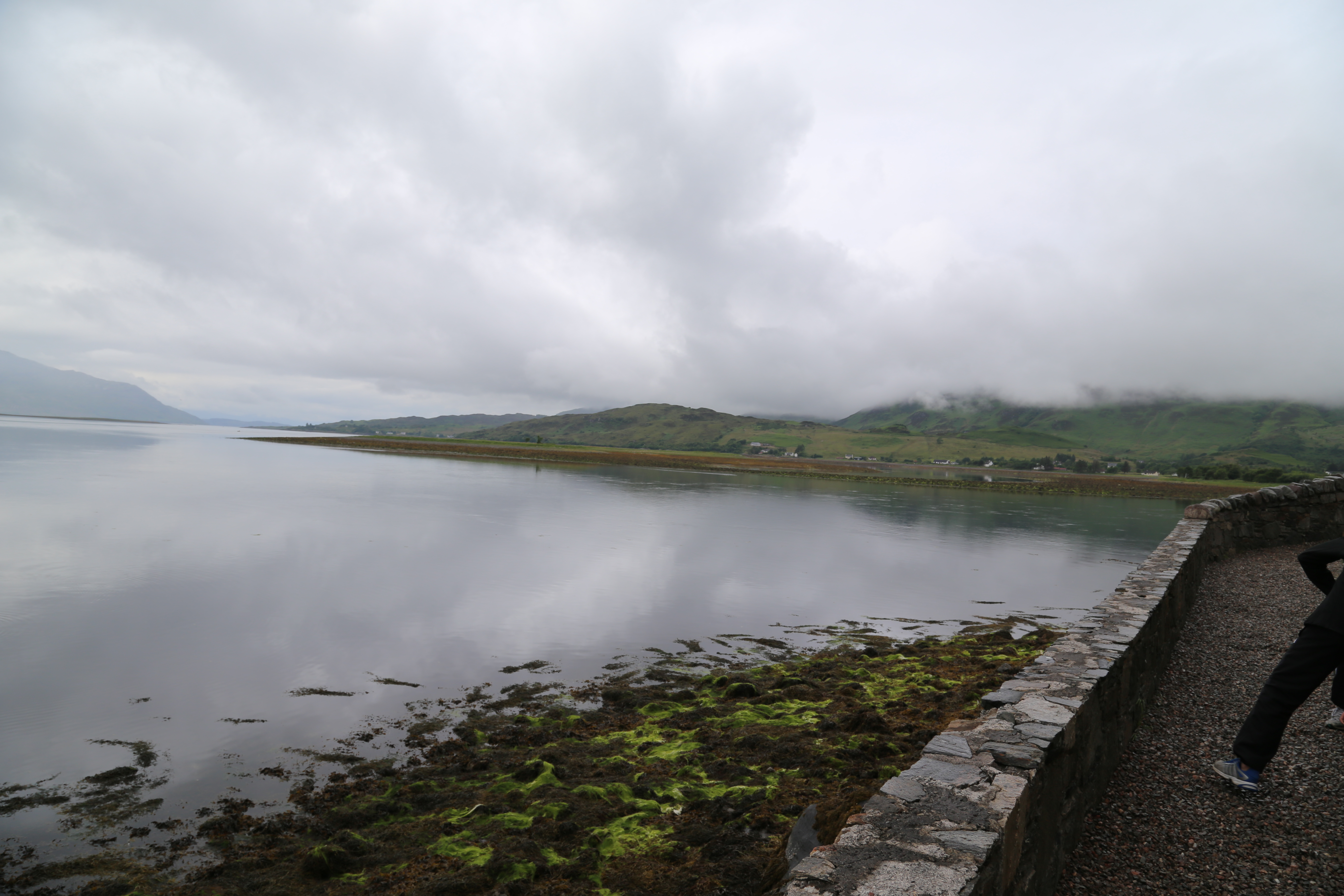 2014 Europe Trip Day 27 - Scotland (Muesli, Hogwarts Express Train (Jacobite Steam Train, Glenfinnan Viaduct), Fort William, Ben Nevis, Highland Bagpiper, Eilean Donan Castle, Isle of Skye, Portree, Old Man of Storr, Kilt Rock, Uig, Quiraing, Peat Fields)