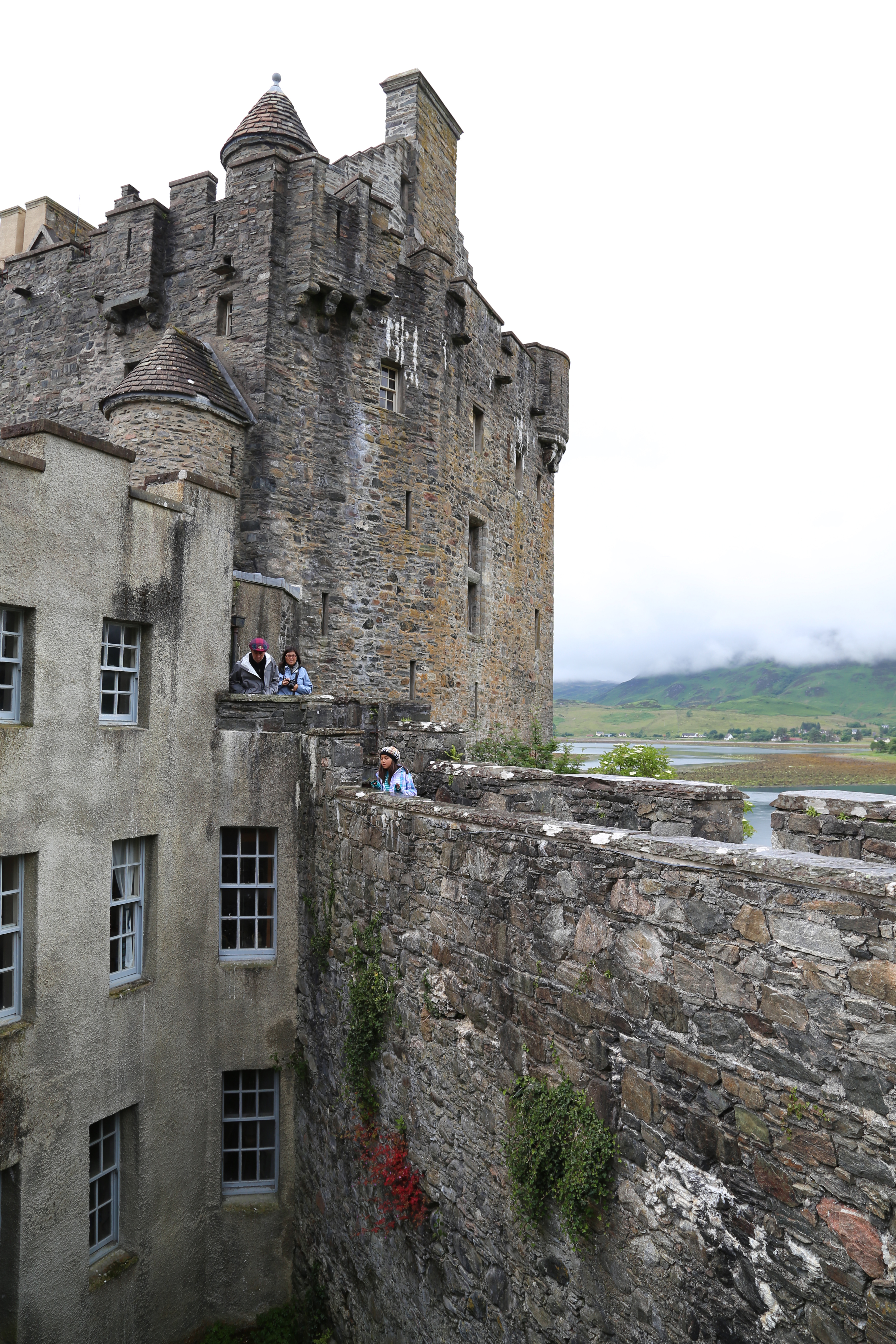 2014 Europe Trip Day 27 - Scotland (Muesli, Hogwarts Express Train (Jacobite Steam Train, Glenfinnan Viaduct), Fort William, Ben Nevis, Highland Bagpiper, Eilean Donan Castle, Isle of Skye, Portree, Old Man of Storr, Kilt Rock, Uig, Quiraing, Peat Fields)