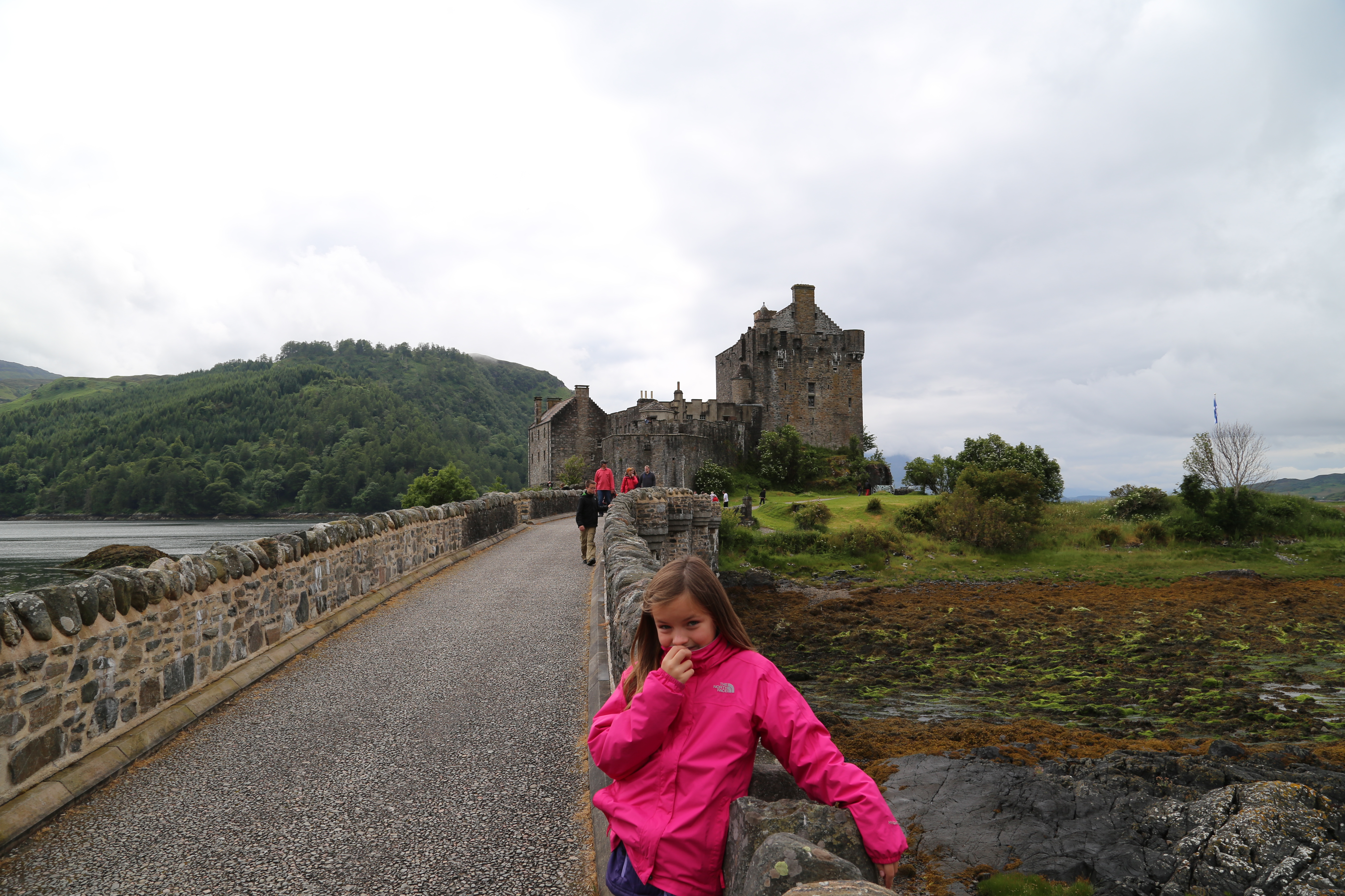 2014 Europe Trip Day 27 - Scotland (Muesli, Hogwarts Express Train (Jacobite Steam Train, Glenfinnan Viaduct), Fort William, Ben Nevis, Highland Bagpiper, Eilean Donan Castle, Isle of Skye, Portree, Old Man of Storr, Kilt Rock, Uig, Quiraing, Peat Fields)