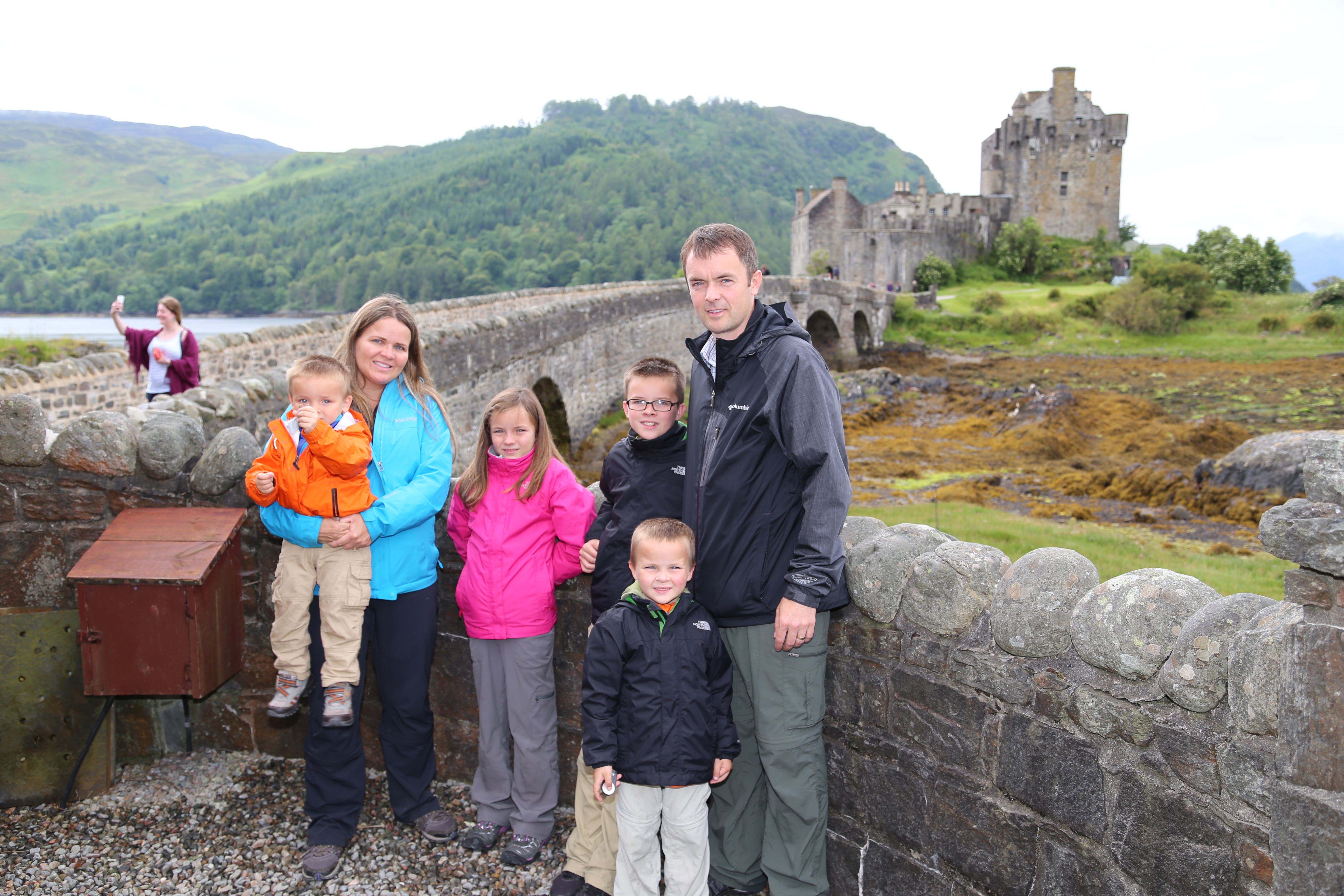 2014 Europe Trip Day 27 - Scotland (Muesli, Hogwarts Express Train (Jacobite Steam Train, Glenfinnan Viaduct), Fort William, Ben Nevis, Highland Bagpiper, Eilean Donan Castle, Isle of Skye, Portree, Old Man of Storr, Kilt Rock, Uig, Quiraing, Peat Fields)