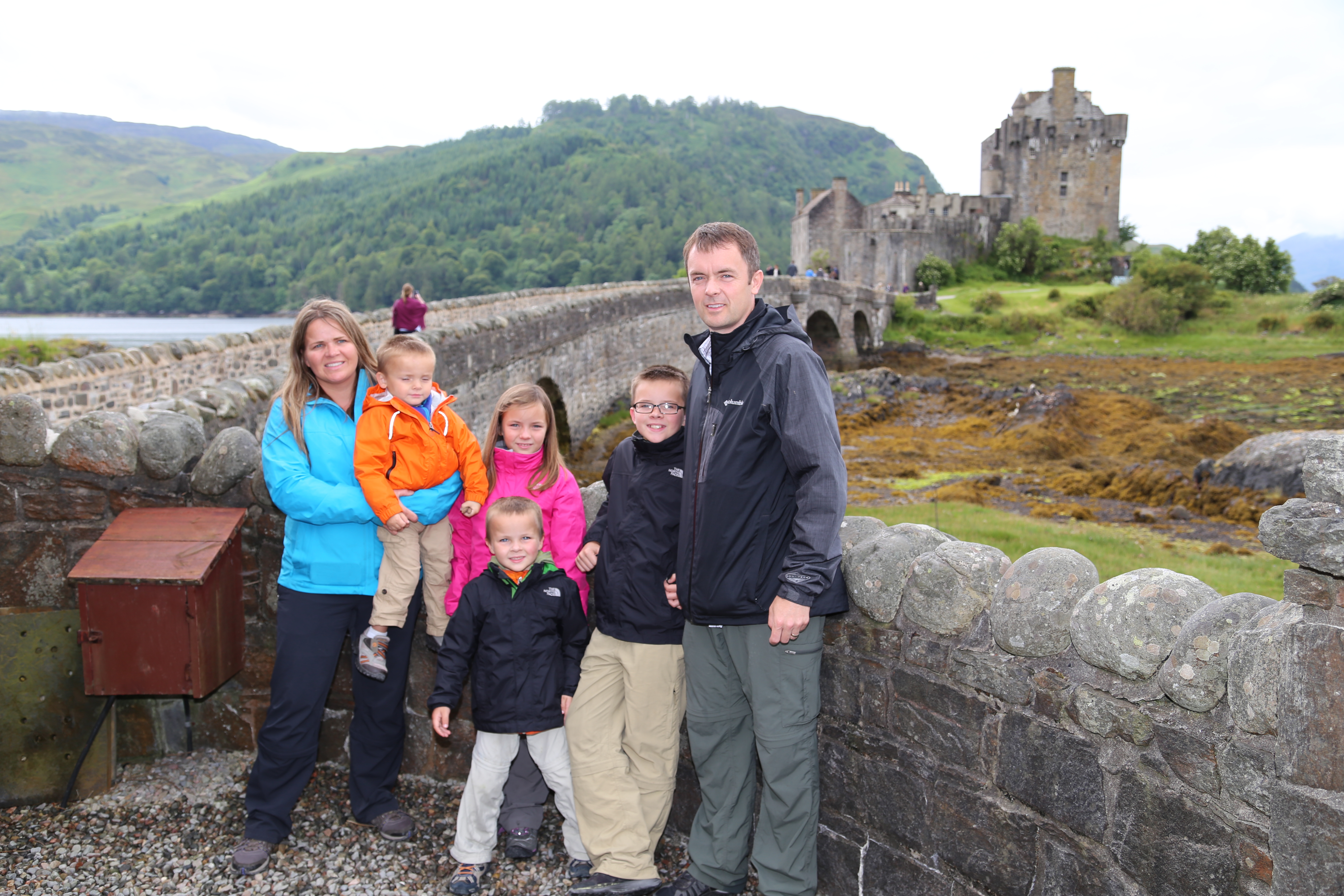 2014 Europe Trip Day 27 - Scotland (Muesli, Hogwarts Express Train (Jacobite Steam Train, Glenfinnan Viaduct), Fort William, Ben Nevis, Highland Bagpiper, Eilean Donan Castle, Isle of Skye, Portree, Old Man of Storr, Kilt Rock, Uig, Quiraing, Peat Fields)