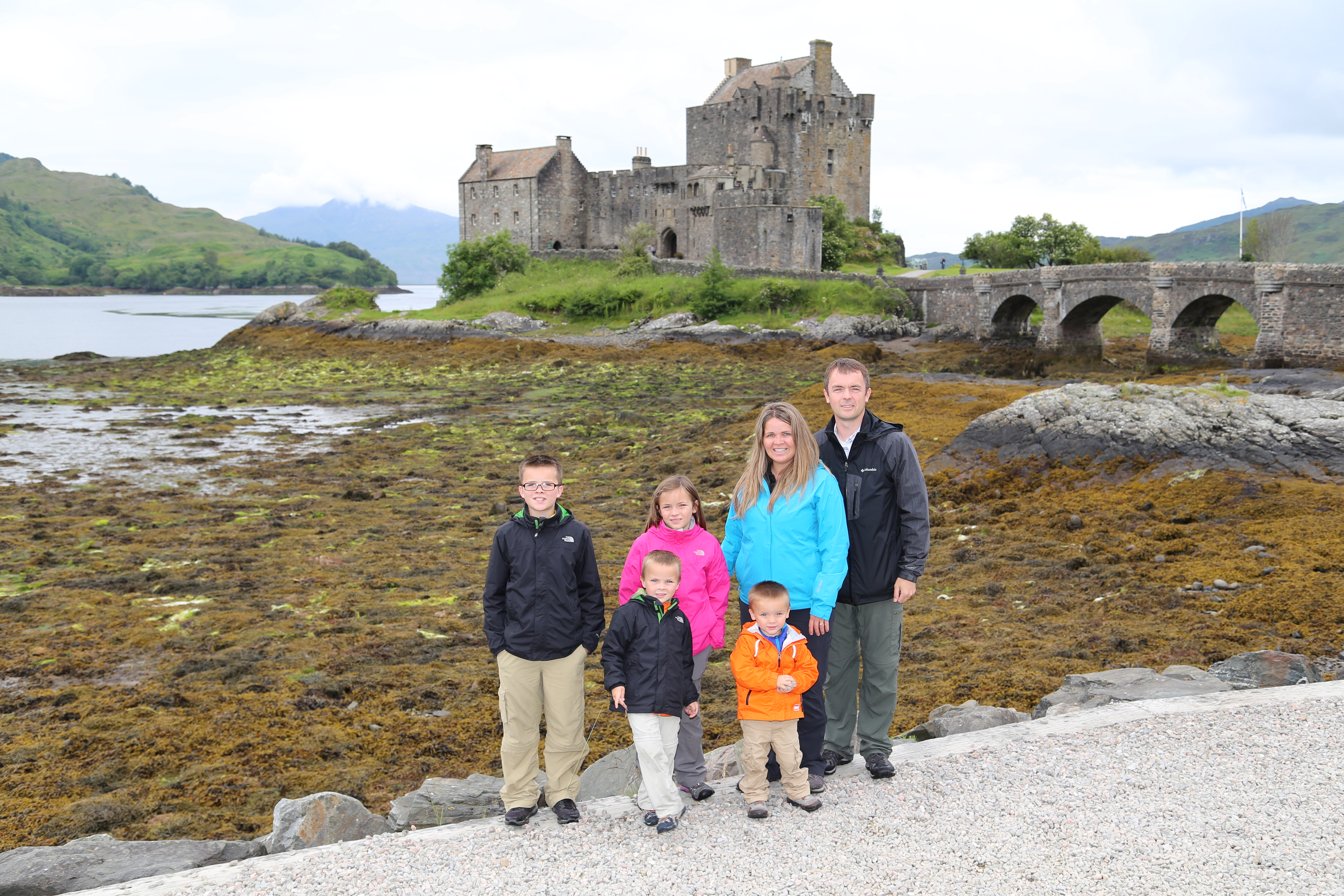 2014 Europe Trip Day 27 - Scotland (Muesli, Hogwarts Express Train (Jacobite Steam Train, Glenfinnan Viaduct), Fort William, Ben Nevis, Highland Bagpiper, Eilean Donan Castle, Isle of Skye, Portree, Old Man of Storr, Kilt Rock, Uig, Quiraing, Peat Fields)