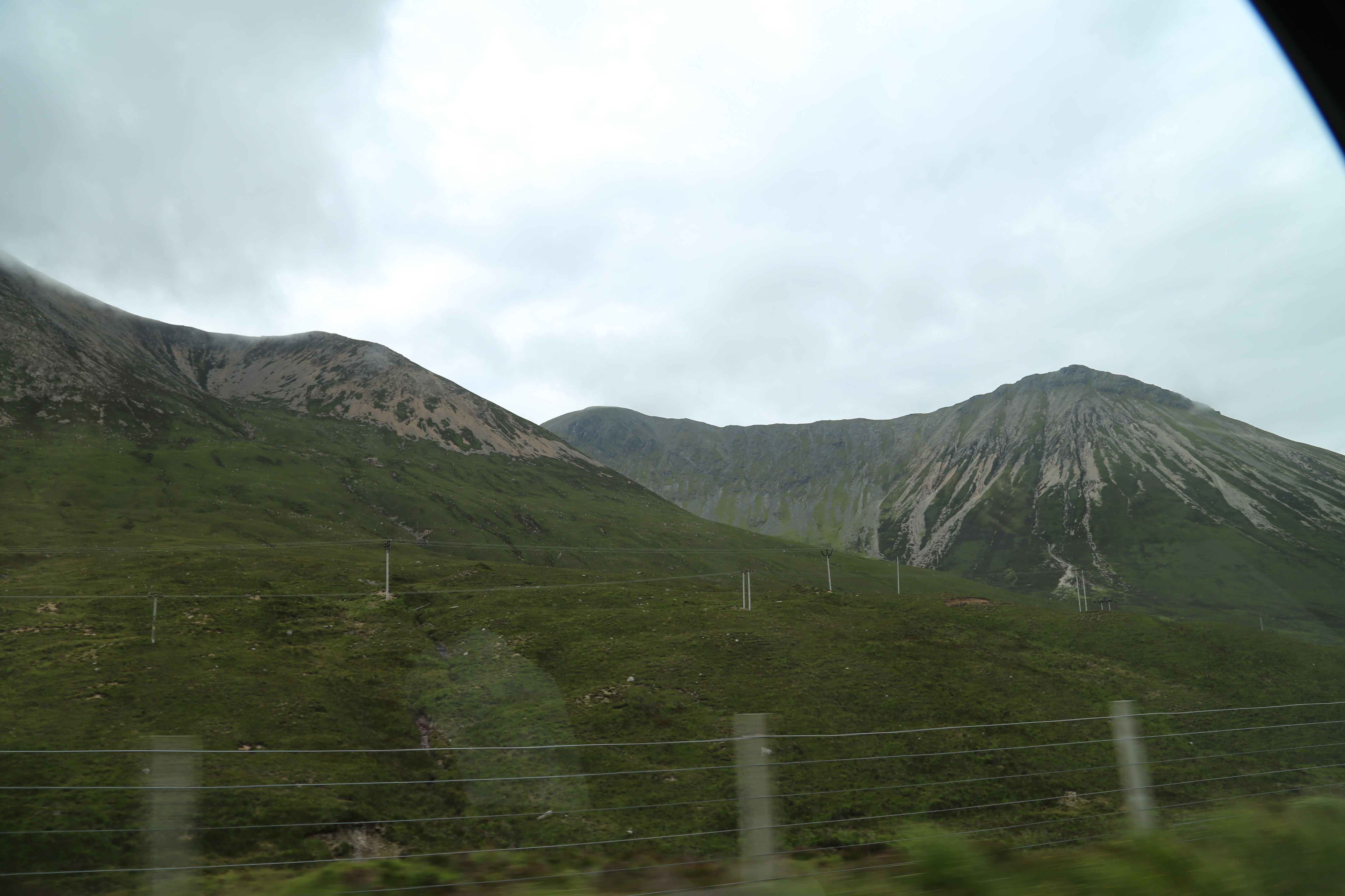 2014 Europe Trip Day 27 - Scotland (Muesli, Hogwarts Express Train (Jacobite Steam Train, Glenfinnan Viaduct), Fort William, Ben Nevis, Highland Bagpiper, Eilean Donan Castle, Isle of Skye, Portree, Old Man of Storr, Kilt Rock, Uig, Quiraing, Peat Fields)