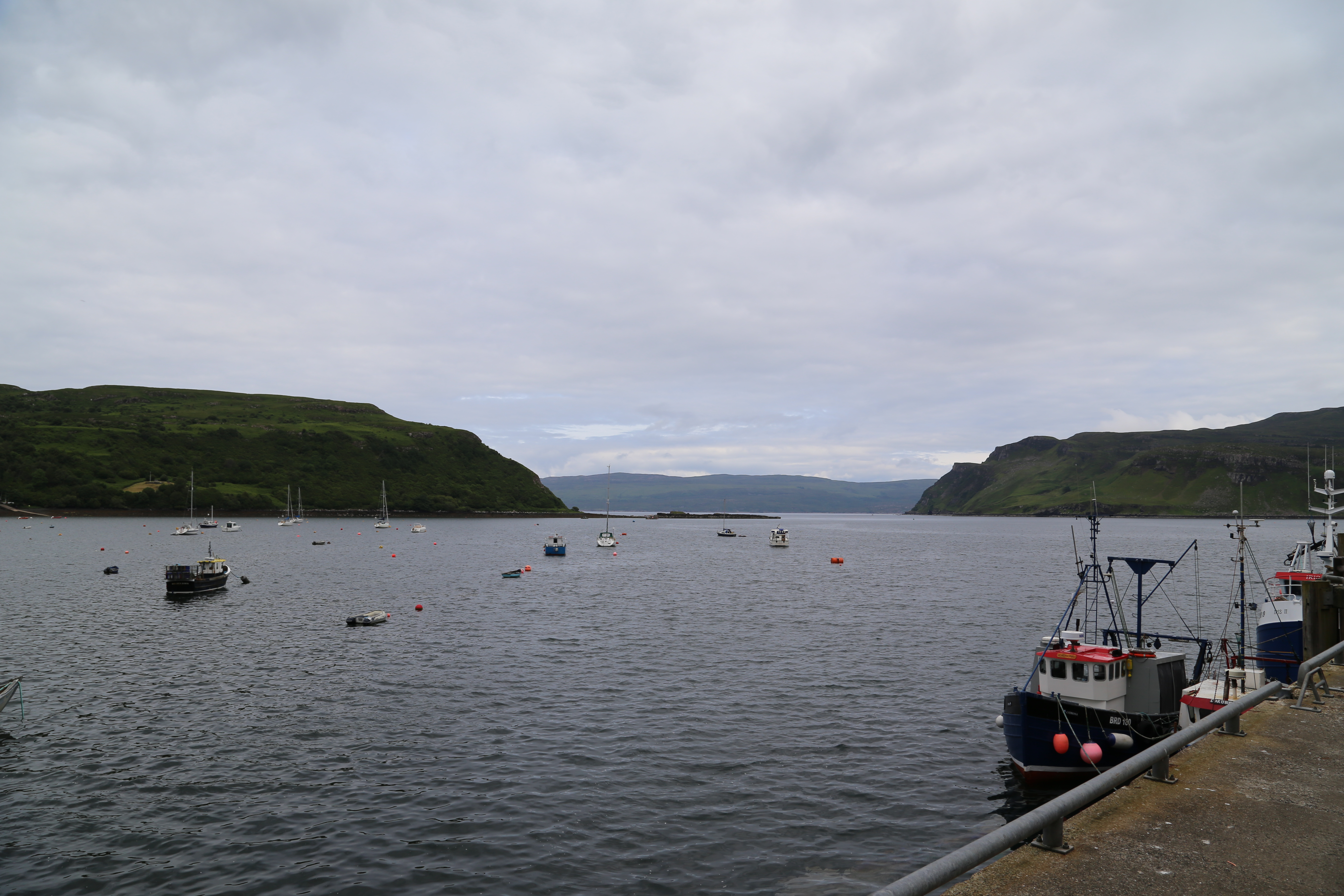 2014 Europe Trip Day 27 - Scotland (Muesli, Hogwarts Express Train (Jacobite Steam Train, Glenfinnan Viaduct), Fort William, Ben Nevis, Highland Bagpiper, Eilean Donan Castle, Isle of Skye, Portree, Old Man of Storr, Kilt Rock, Uig, Quiraing, Peat Fields)