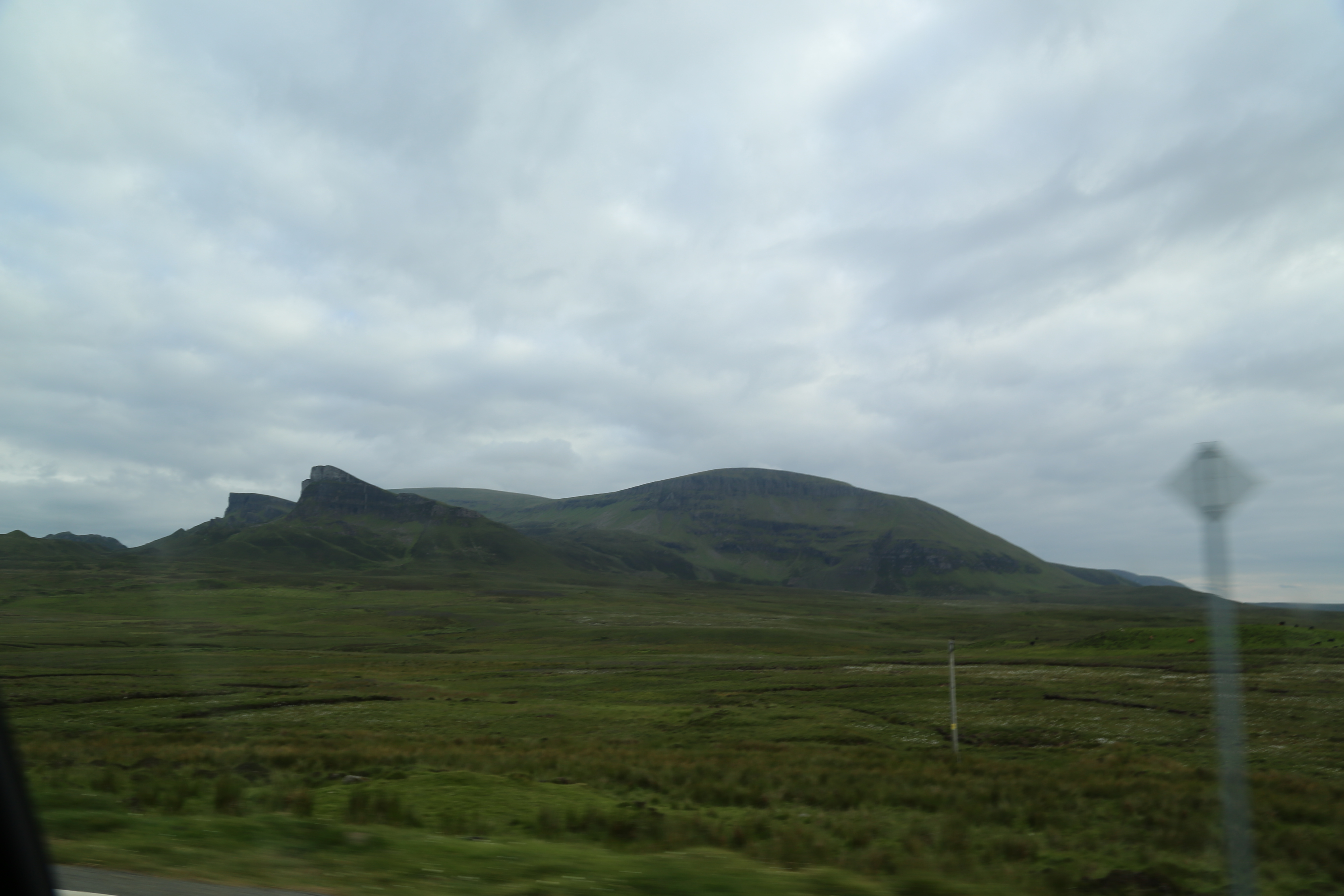 2014 Europe Trip Day 27 - Scotland (Muesli, Hogwarts Express Train (Jacobite Steam Train, Glenfinnan Viaduct), Fort William, Ben Nevis, Highland Bagpiper, Eilean Donan Castle, Isle of Skye, Portree, Old Man of Storr, Kilt Rock, Uig, Quiraing, Peat Fields)