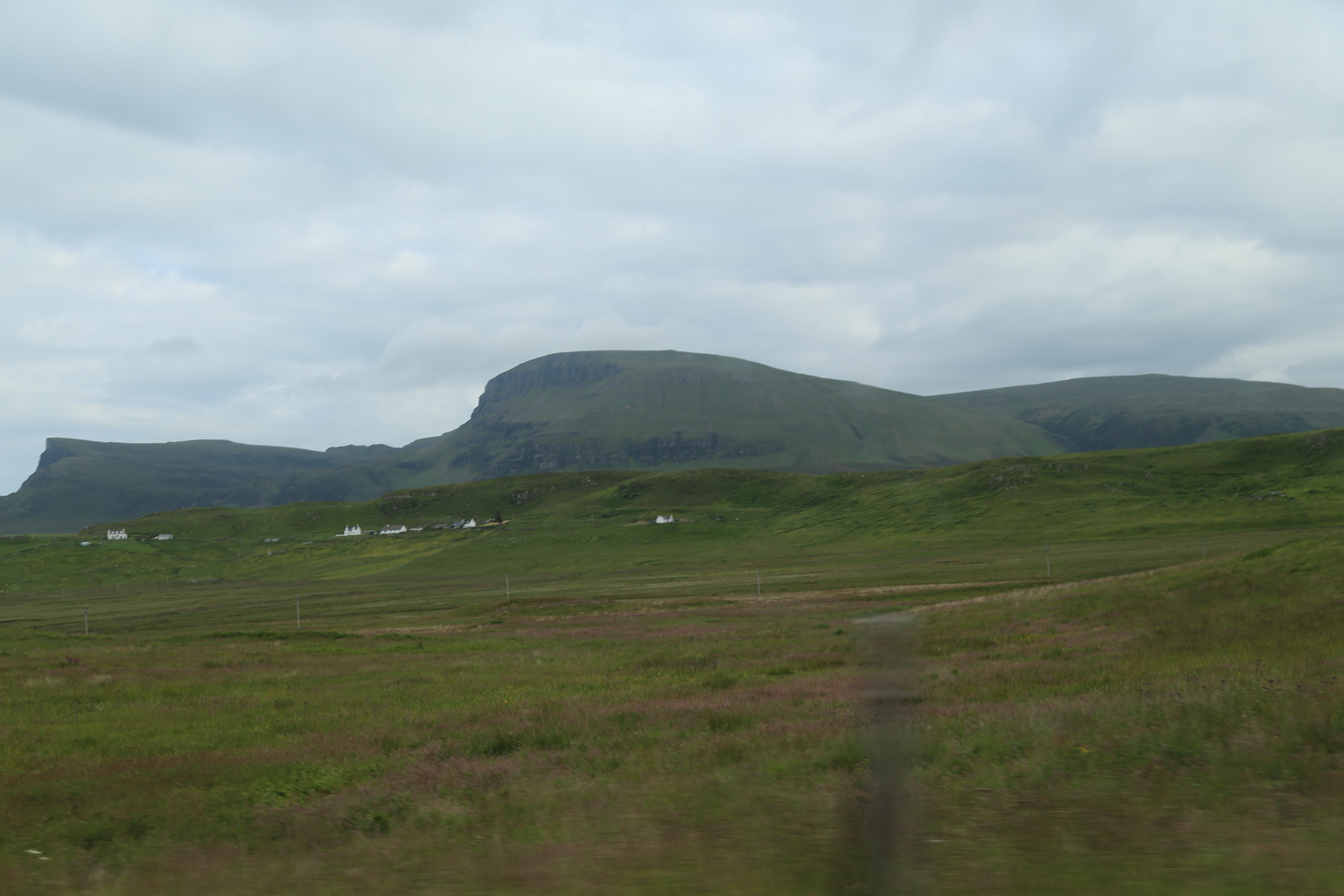 2014 Europe Trip Day 27 - Scotland (Muesli, Hogwarts Express Train (Jacobite Steam Train, Glenfinnan Viaduct), Fort William, Ben Nevis, Highland Bagpiper, Eilean Donan Castle, Isle of Skye, Portree, Old Man of Storr, Kilt Rock, Uig, Quiraing, Peat Fields)