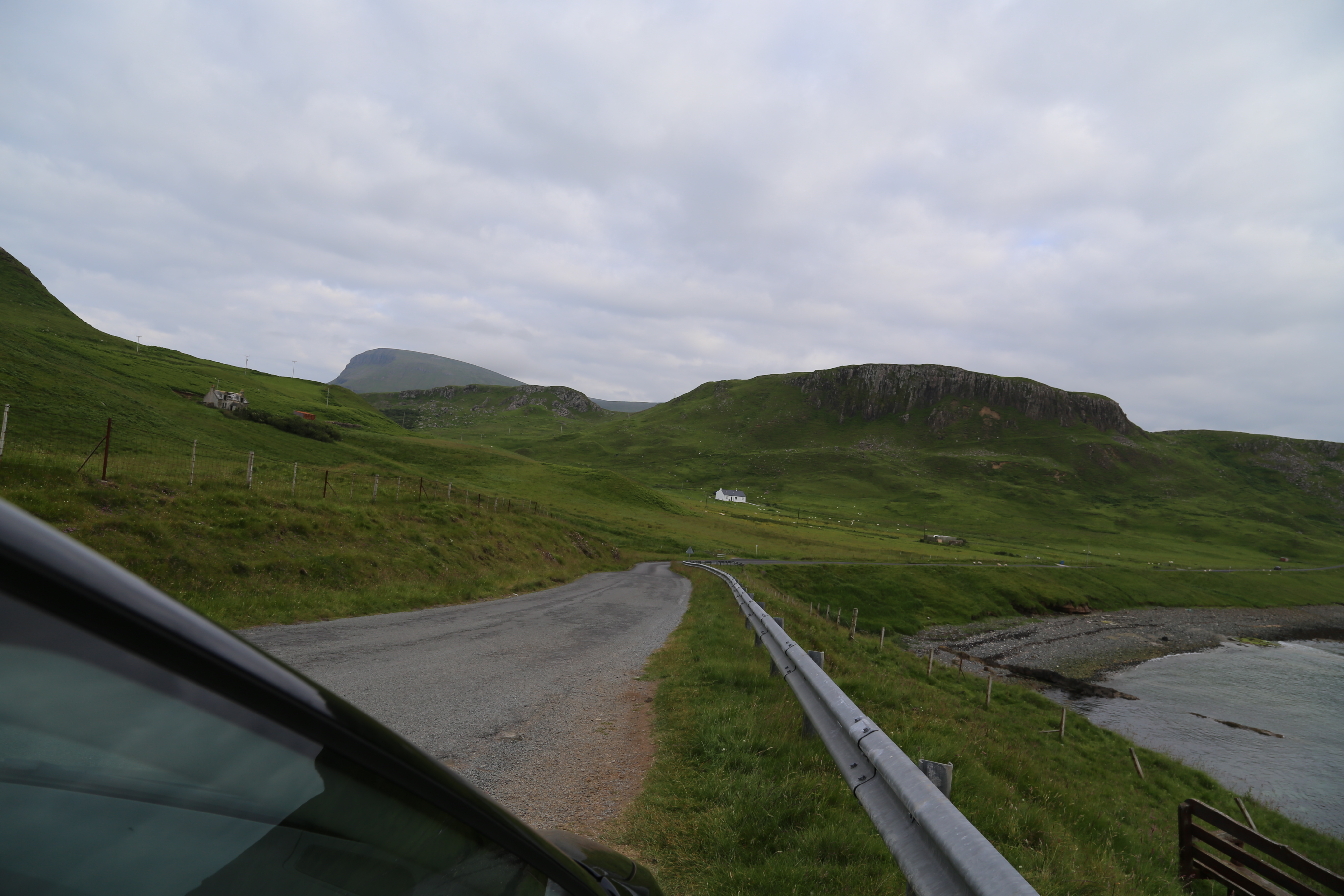 2014 Europe Trip Day 27 - Scotland (Muesli, Hogwarts Express Train (Jacobite Steam Train, Glenfinnan Viaduct), Fort William, Ben Nevis, Highland Bagpiper, Eilean Donan Castle, Isle of Skye, Portree, Old Man of Storr, Kilt Rock, Uig, Quiraing, Peat Fields)