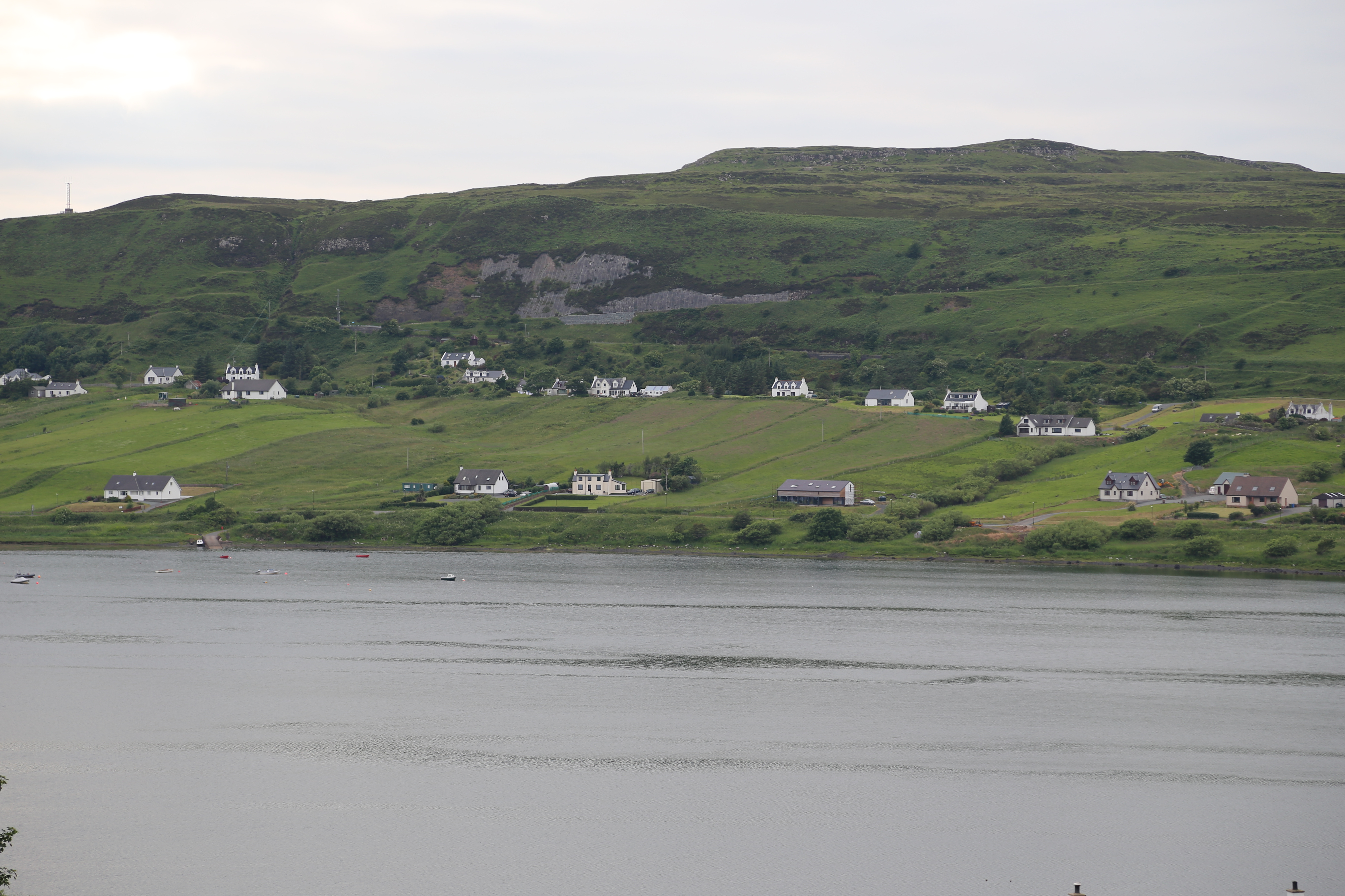 2014 Europe Trip Day 27 - Scotland (Muesli, Hogwarts Express Train (Jacobite Steam Train, Glenfinnan Viaduct), Fort William, Ben Nevis, Highland Bagpiper, Eilean Donan Castle, Isle of Skye, Portree, Old Man of Storr, Kilt Rock, Uig, Quiraing, Peat Fields)