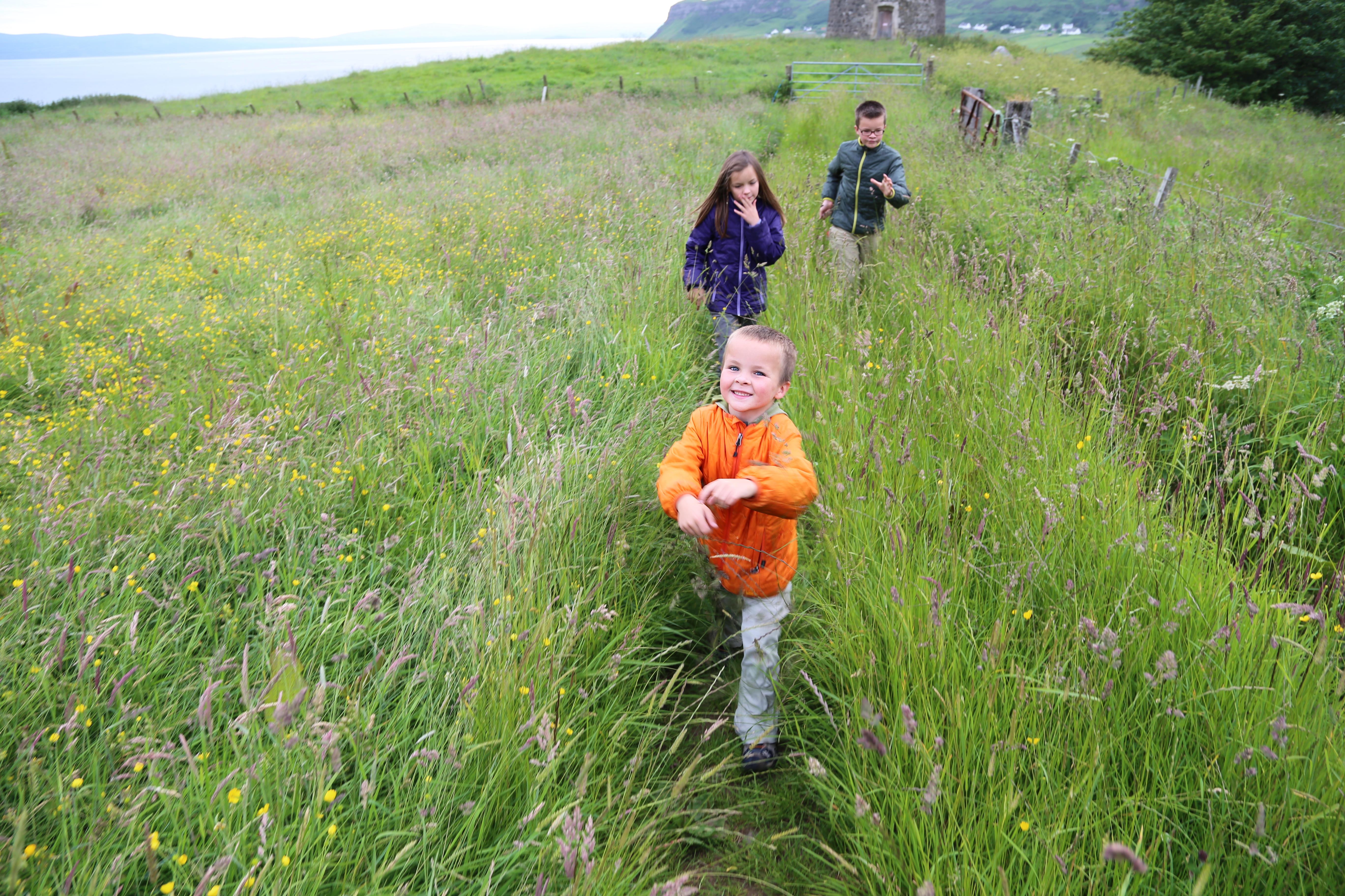 2014 Europe Trip Day 27 - Scotland (Muesli, Hogwarts Express Train (Jacobite Steam Train, Glenfinnan Viaduct), Fort William, Ben Nevis, Highland Bagpiper, Eilean Donan Castle, Isle of Skye, Portree, Old Man of Storr, Kilt Rock, Uig, Quiraing, Peat Fields)