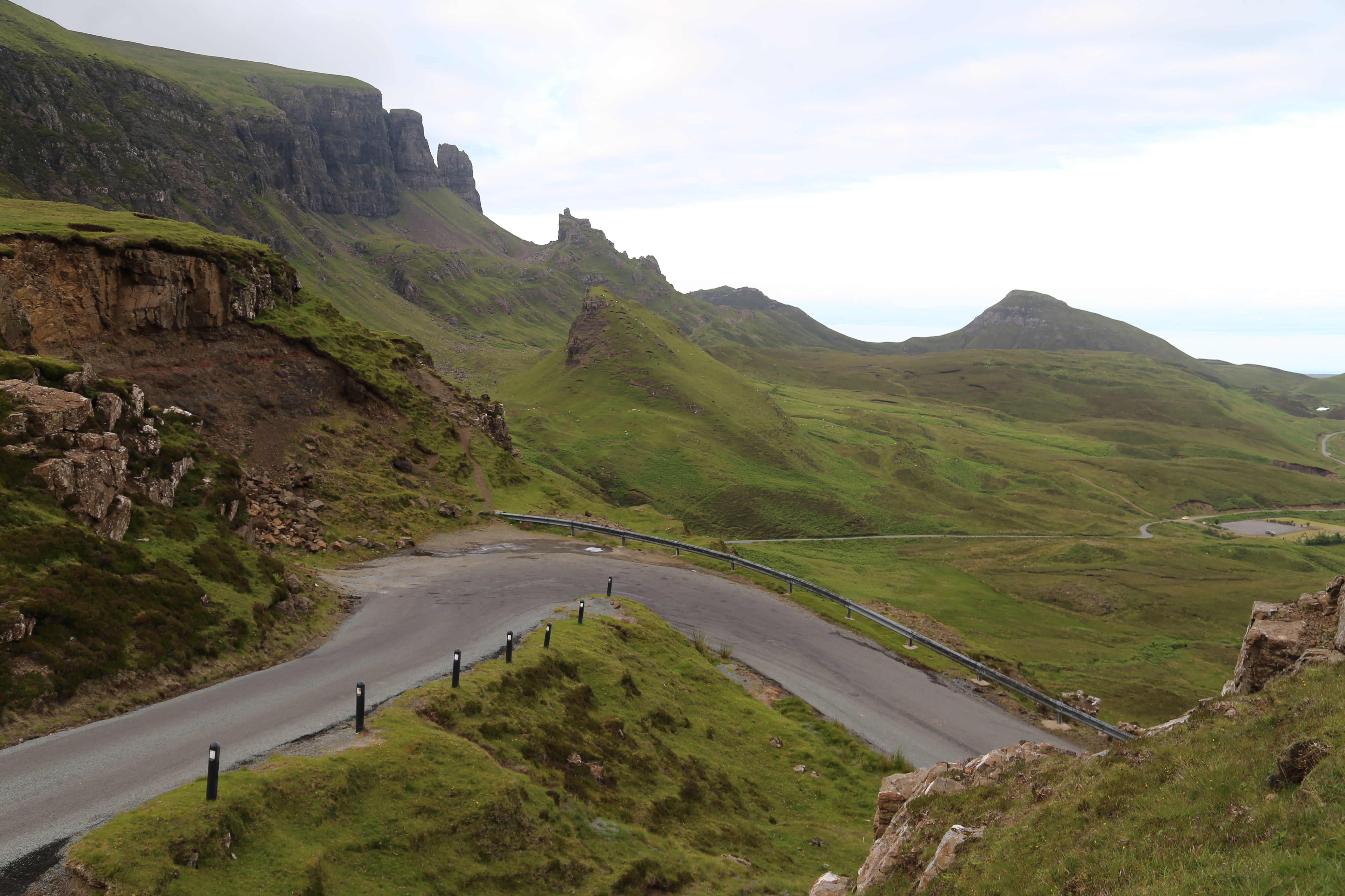 2014 Europe Trip Day 27 - Scotland (Muesli, Hogwarts Express Train (Jacobite Steam Train, Glenfinnan Viaduct), Fort William, Ben Nevis, Highland Bagpiper, Eilean Donan Castle, Isle of Skye, Portree, Old Man of Storr, Kilt Rock, Uig, Quiraing, Peat Fields)