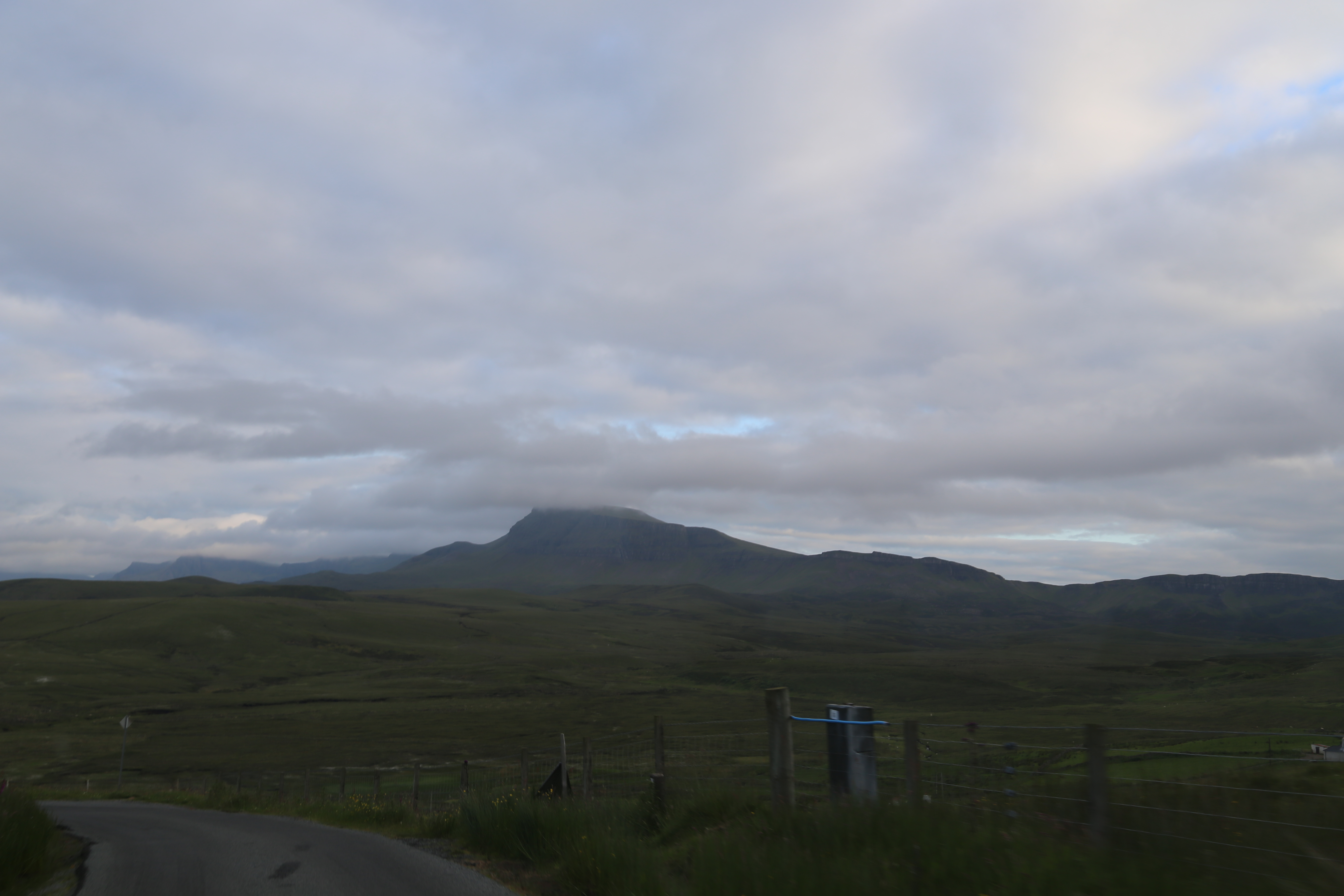 2014 Europe Trip Day 27 - Scotland (Muesli, Hogwarts Express Train (Jacobite Steam Train, Glenfinnan Viaduct), Fort William, Ben Nevis, Highland Bagpiper, Eilean Donan Castle, Isle of Skye, Portree, Old Man of Storr, Kilt Rock, Uig, Quiraing, Peat Fields)