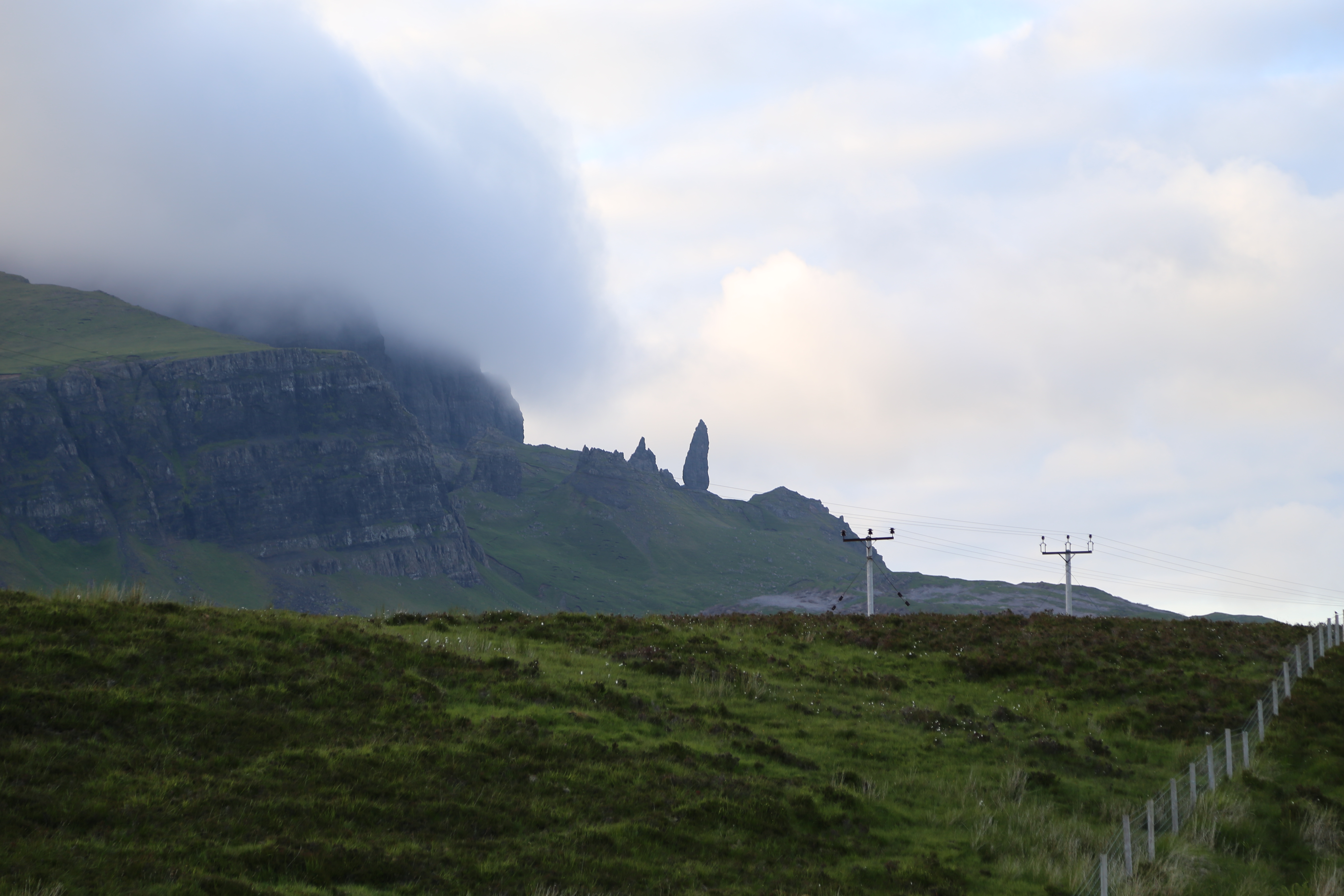 2014 Europe Trip Day 27 - Scotland (Muesli, Hogwarts Express Train (Jacobite Steam Train, Glenfinnan Viaduct), Fort William, Ben Nevis, Highland Bagpiper, Eilean Donan Castle, Isle of Skye, Portree, Old Man of Storr, Kilt Rock, Uig, Quiraing, Peat Fields)