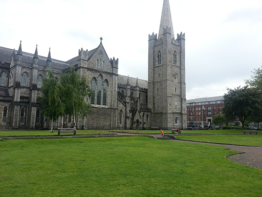 2014 Europe Trip Day 7 - Ireland (Dublin, Spire of Dublin, Leprechaun, Irish Stew at O'neills Bar, Trinity College, The Book of Kells, The Old Library, St. Patrick's Cathedral, Dublin Airport)
