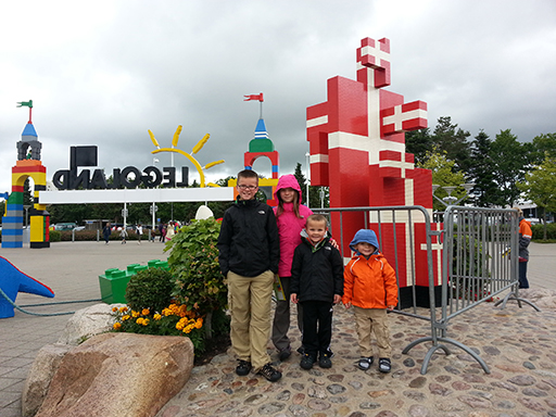 2014 Europe Trip Day 16 - Denmark (Danish Money, Langaa Camping Cabin, Legoland Billund Resort (World's First Legoland - 1968), Danish Hotdogs, Legoland Drivers License, Peeing on the Legotrain, Legoland Holiday Village Cabin and Playground)