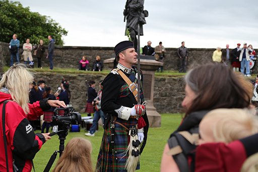 2014 Europe Trip Day 24 - Scotland (Crookston Castle, Paisley Missionary Flat (Walker Street), Lawn Bowling Pitch, Irn Bru, Church of the Holy Rude, Stirling Castle, 2014 Pipefest Stirling)