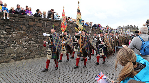 2014 Europe Trip Day 24 - Scotland (Crookston Castle, Paisley Missionary Flat (Walker Street), Lawn Bowling Pitch, Irn Bru, Church of the Holy Rude, Stirling Castle, 2014 Pipefest Stirling)