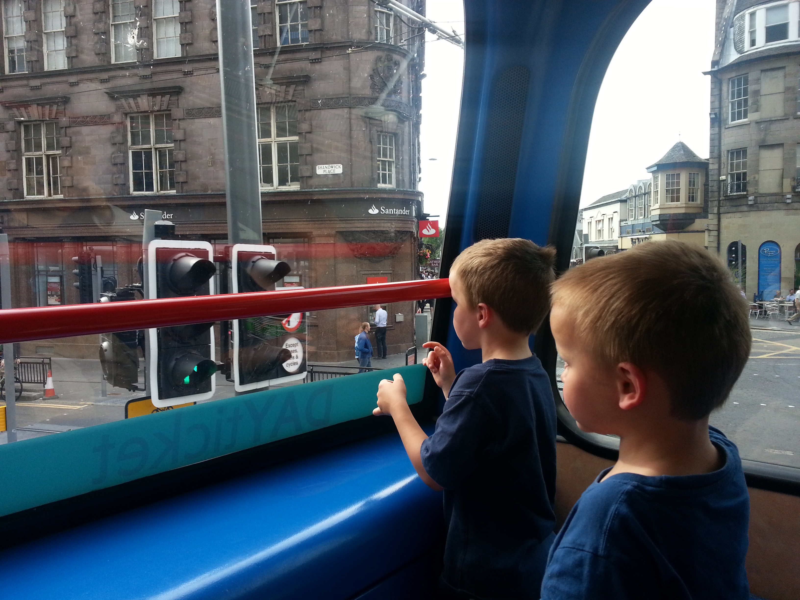 2014 Europe Trip Day 34 - Scotland (Edinburgh, The Royal Mile, Scottish Rain Spitting, Palace of Holyroodhouse (The Queen's Residence in Scotland), Whitfield Chapel (Duddingston Kirk), Duddingston Loch, Double Decker Bus, Mission Home, Half Pizza & Chips)