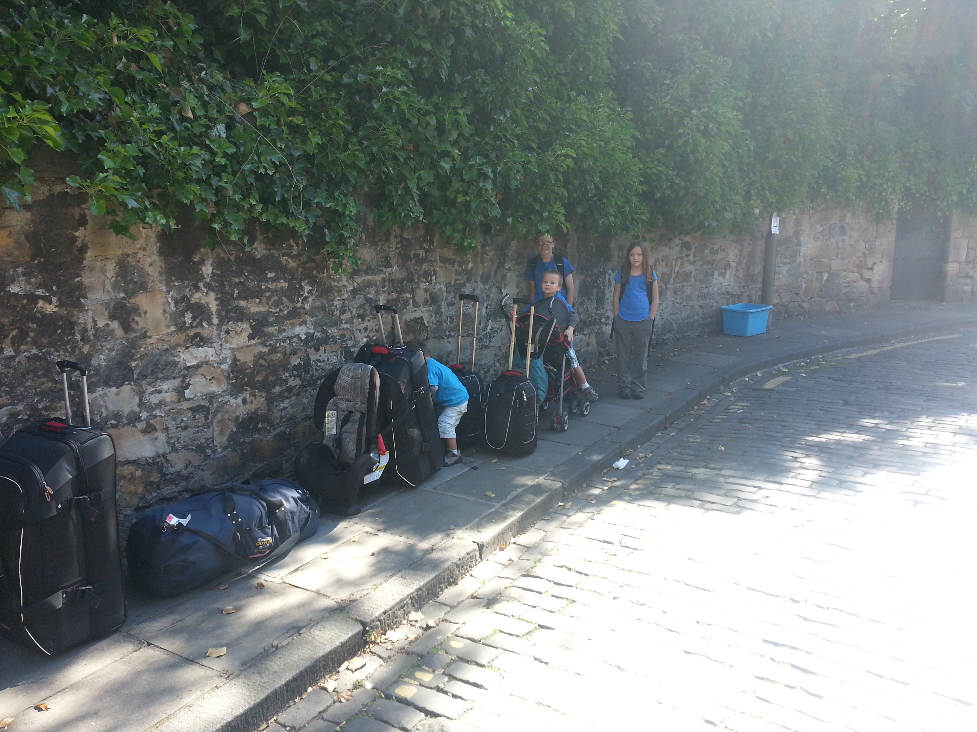 2014 Europe Trip Day 36 - Scotland (Edinburgh Princes Street, See You Jimmy Hat, Custard Donut, Bagpipes, Deep Fried Mars Bar, Irn Bru, Edinburgh Trams, Flight to Shannon, Ireland, More Punky Toys!!)