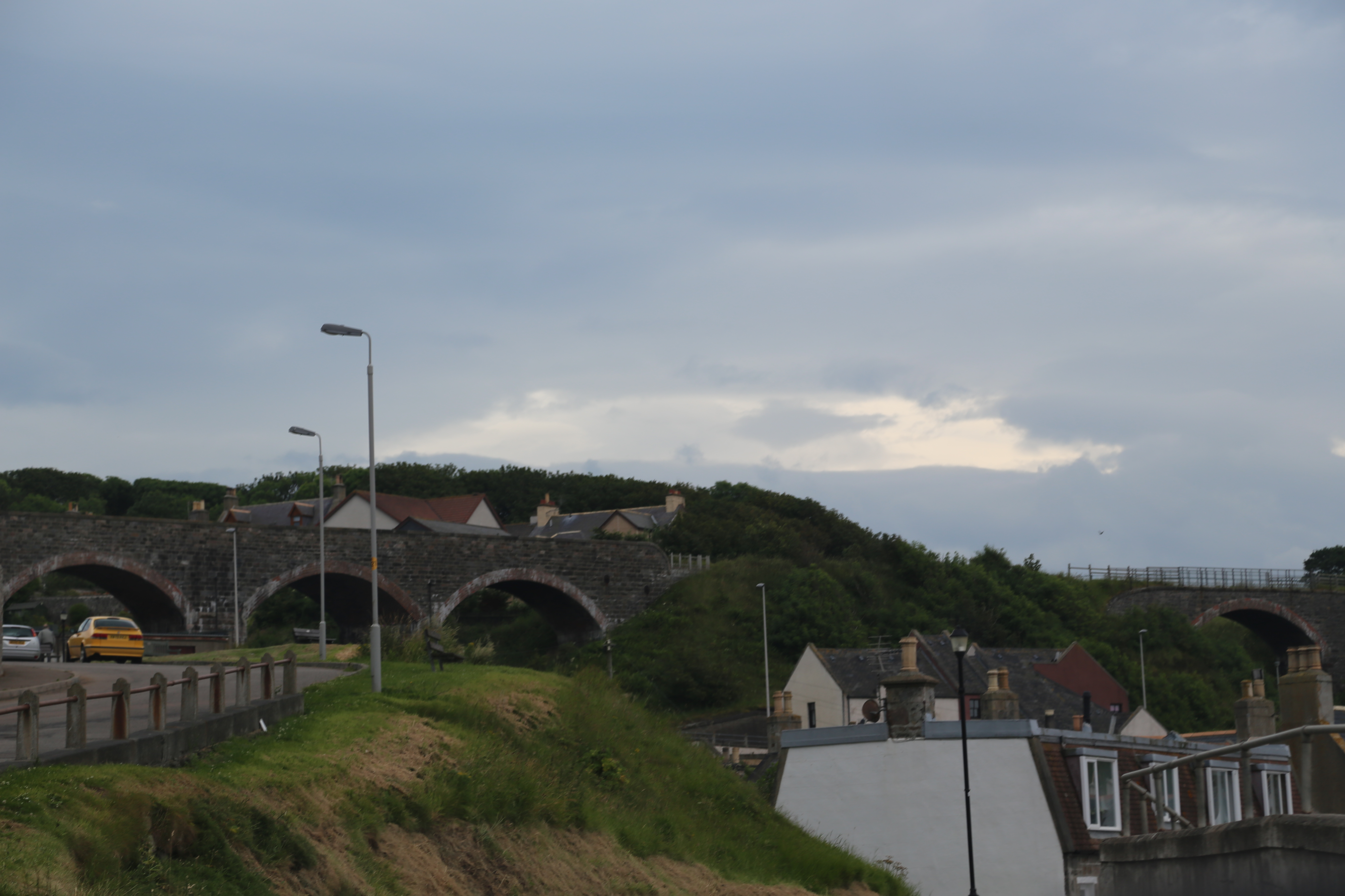 2014 Europe Trip Day 31 - Scotland (Findlater Castle, Huntly, Scottish Meat Pies, Huntly Castle, Huntly Missionary Flat, Searching For Davie McTavish's Grave, Dunnottar Castle, July 4th Treat: McDonalds & How To Train Your Dragon 2 Movie, Anstruther)