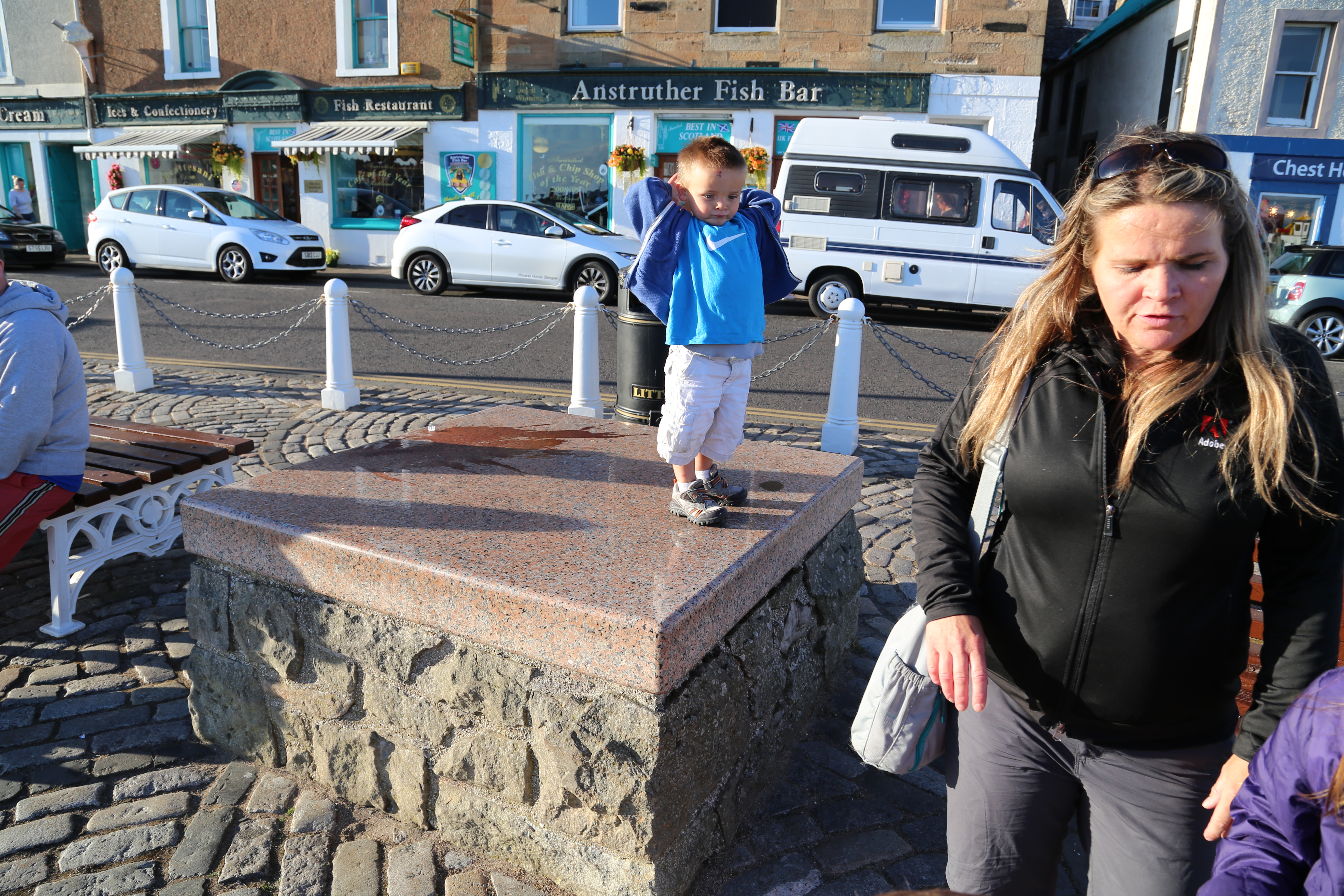 2014 Europe Trip Day 32 - Scotland (St. Andrews Castle & Cathedral, St. Andrews Links (World's 1st Golf Course), Dundee Missionary Flat, Dundee Law, Thornton Highland Games, Anstruther Fish Bar (Best Fish & Chips in Scotland), Anstruther Harbour)