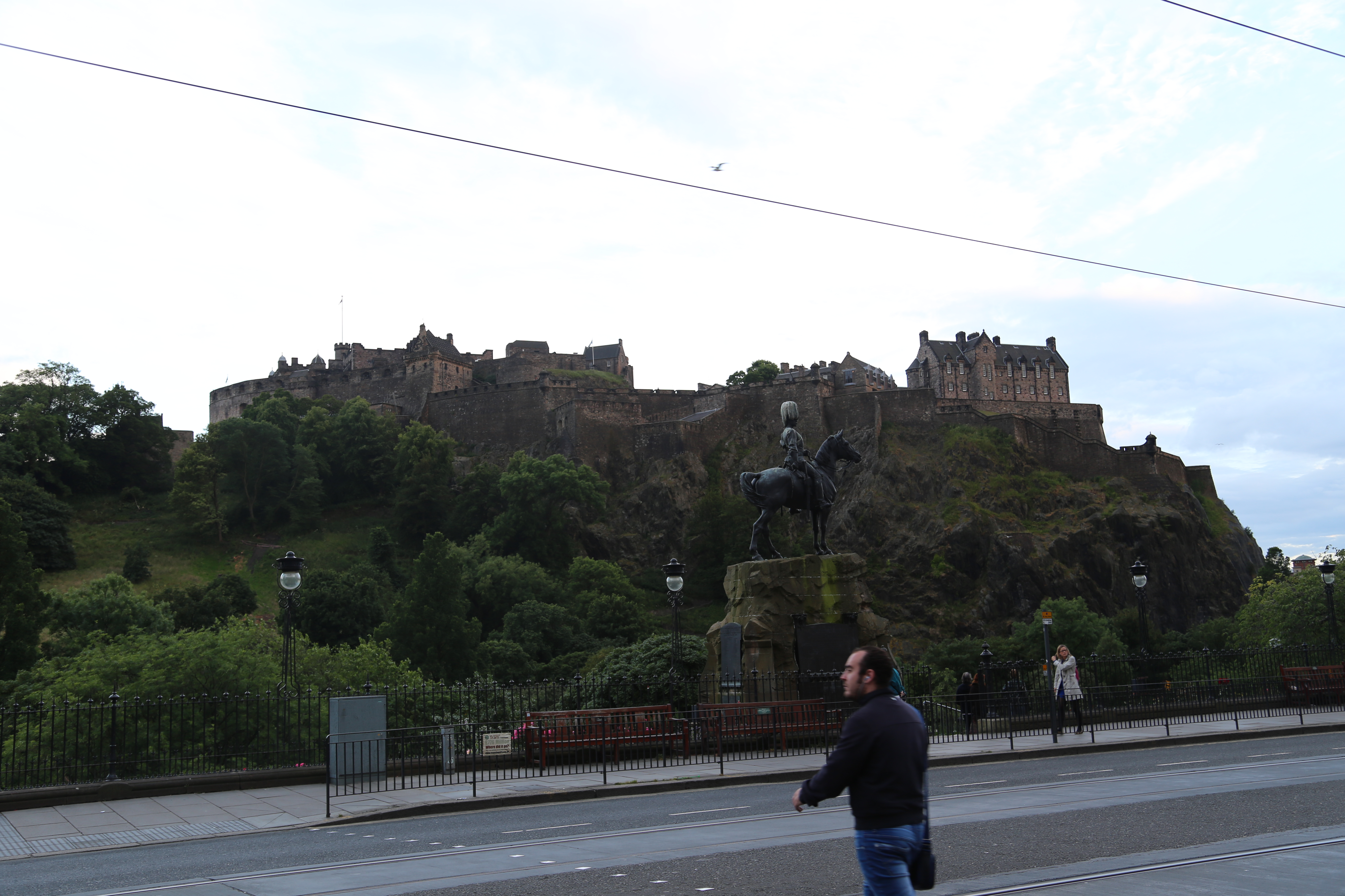 2014 Europe Trip Day 33 - Scotland (Edinburgh Street Buskers, High Street, Bagpipes, Edinburgh Castle, Camera Obscura & World of Illusions, St Giles' Cathedral, Indian Food, Scottish Thistle (National Flower), Scott Monument, Princes Street, Calton Hill)