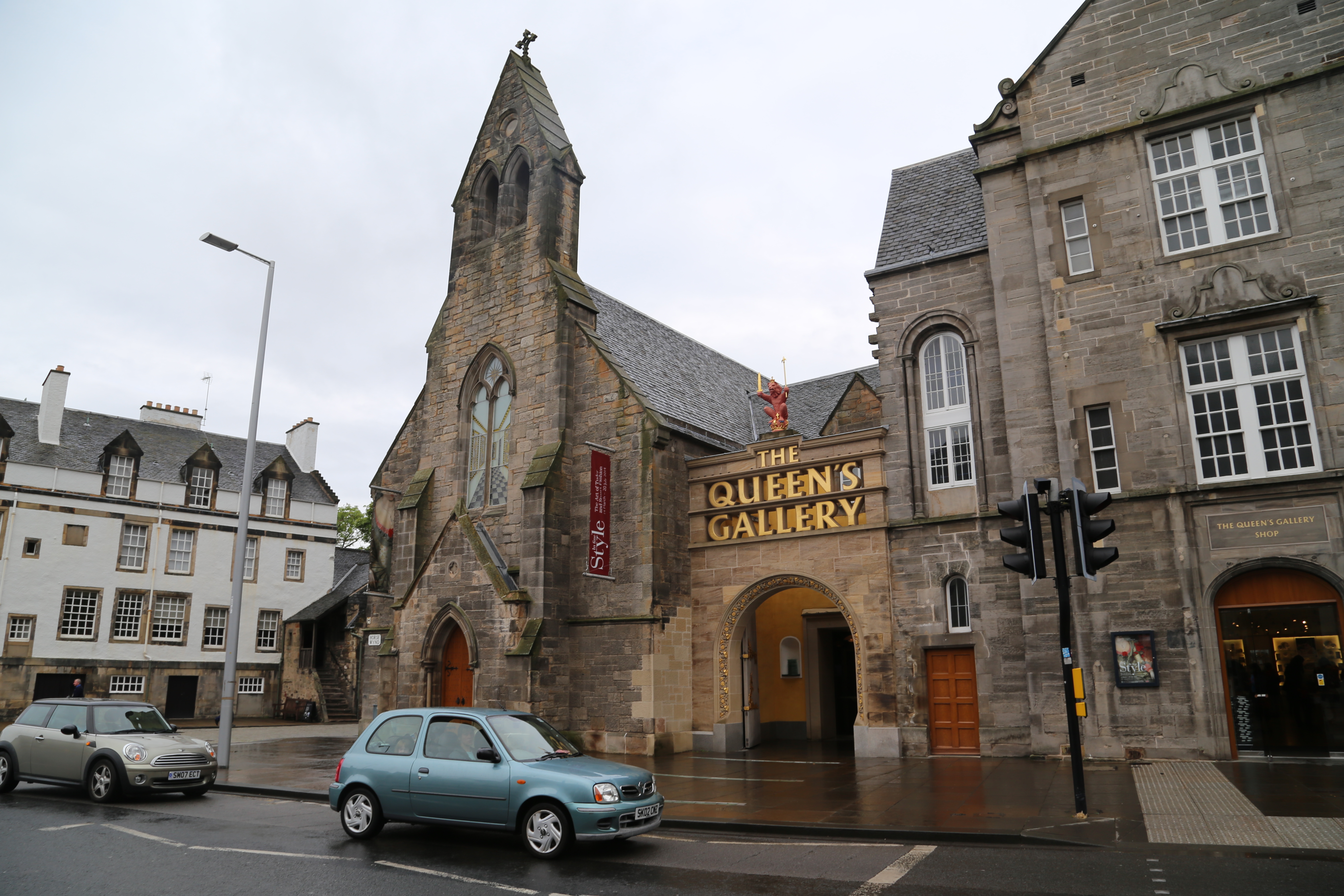 2014 Europe Trip Day 34 - Scotland (Edinburgh, The Royal Mile, Scottish Rain Spitting, Palace of Holyroodhouse (The Queen's Residence in Scotland), Whitfield Chapel (Duddingston Kirk), Duddingston Loch, Double Decker Bus, Mission Home, Half Pizza & Chips)