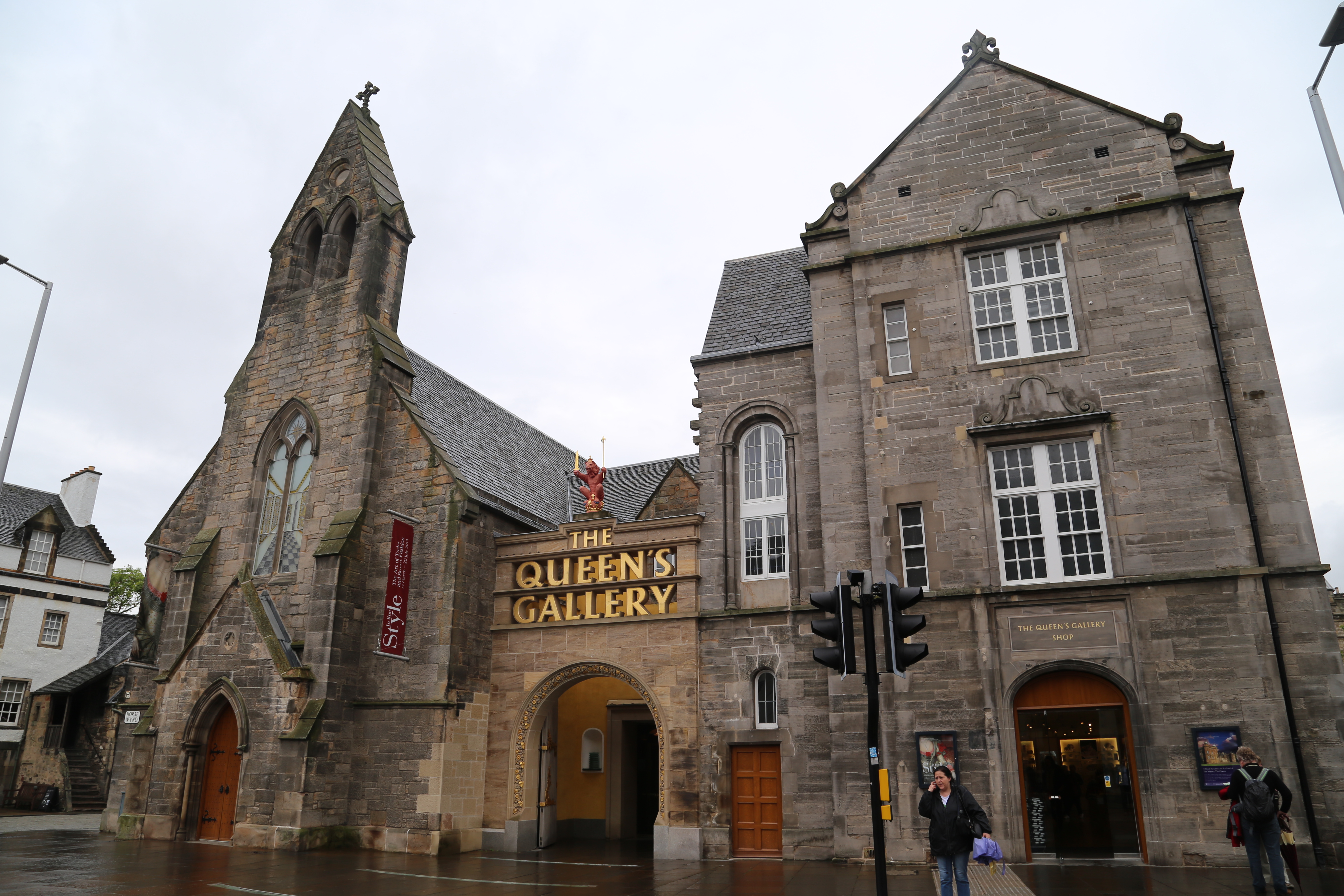 2014 Europe Trip Day 34 - Scotland (Edinburgh, The Royal Mile, Scottish Rain Spitting, Palace of Holyroodhouse (The Queen's Residence in Scotland), Whitfield Chapel (Duddingston Kirk), Duddingston Loch, Double Decker Bus, Mission Home, Half Pizza & Chips)