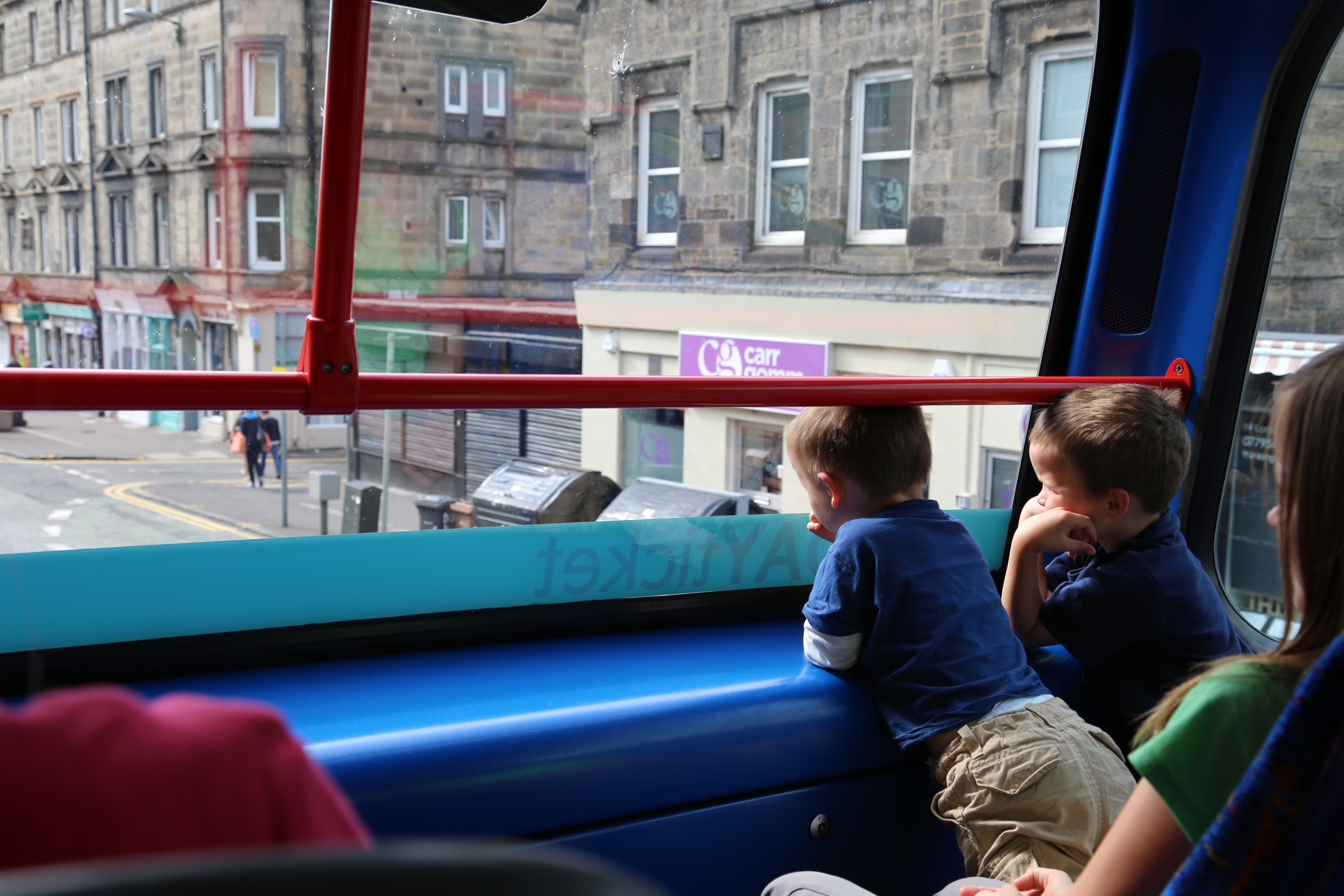 2014 Europe Trip Day 34 - Scotland (Edinburgh, The Royal Mile, Scottish Rain Spitting, Palace of Holyroodhouse (The Queen's Residence in Scotland), Whitfield Chapel (Duddingston Kirk), Duddingston Loch, Double Decker Bus, Mission Home, Half Pizza & Chips)