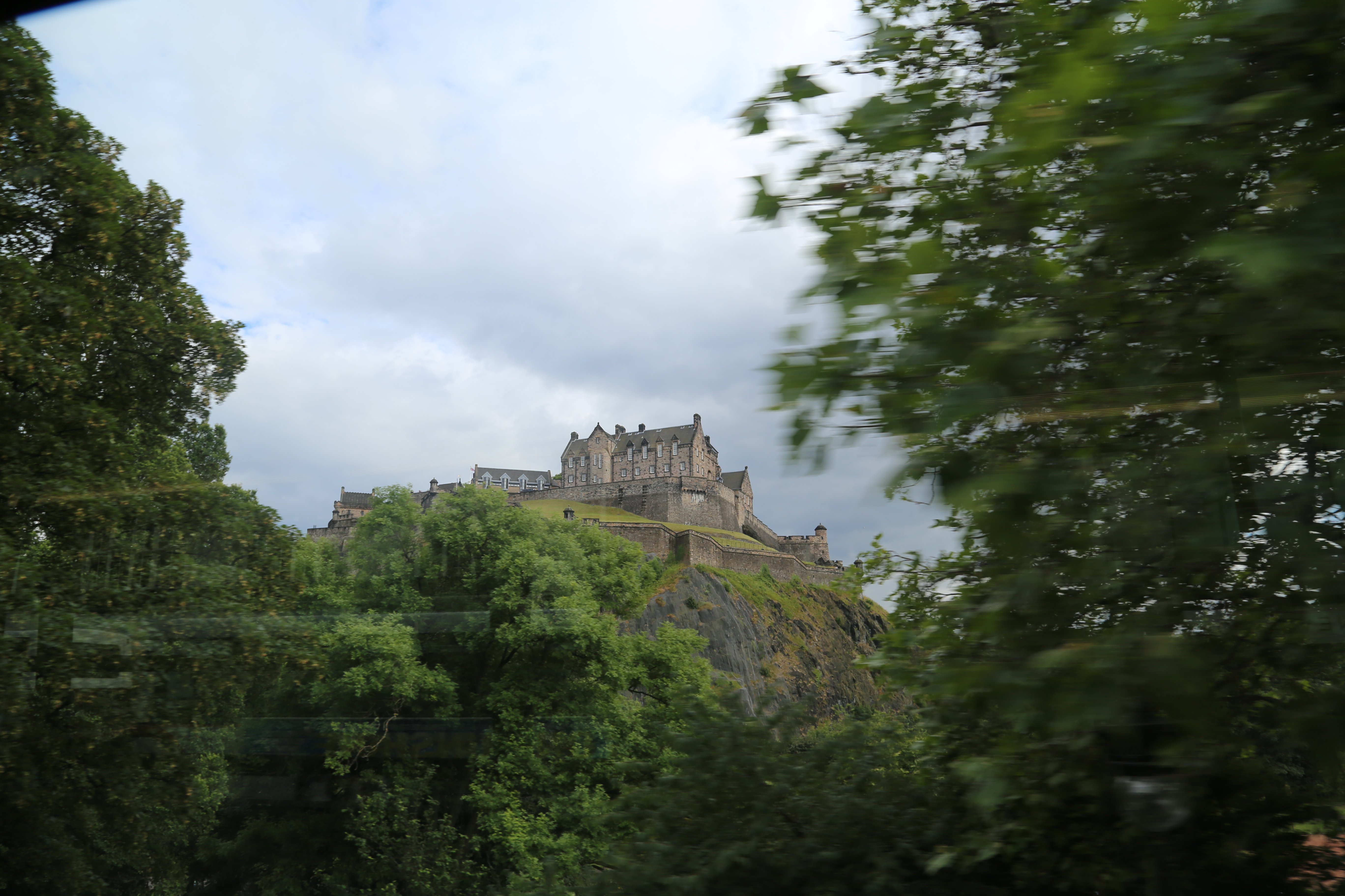 2014 Europe Trip Day 34 - Scotland (Edinburgh, The Royal Mile, Scottish Rain Spitting, Palace of Holyroodhouse (The Queen's Residence in Scotland), Whitfield Chapel (Duddingston Kirk), Duddingston Loch, Double Decker Bus, Mission Home, Half Pizza & Chips)