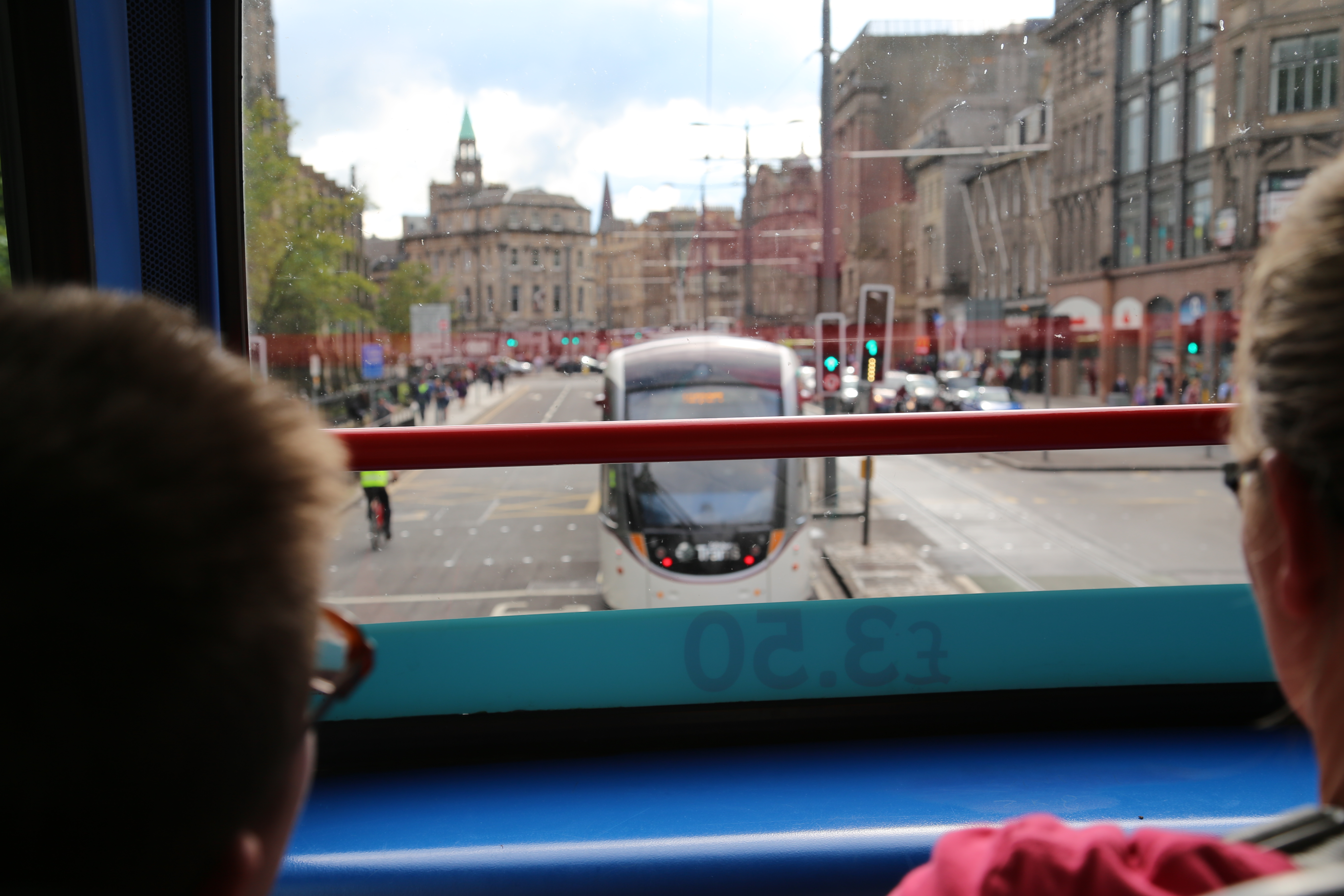 2014 Europe Trip Day 34 - Scotland (Edinburgh, The Royal Mile, Scottish Rain Spitting, Palace of Holyroodhouse (The Queen's Residence in Scotland), Whitfield Chapel (Duddingston Kirk), Duddingston Loch, Double Decker Bus, Mission Home, Half Pizza & Chips)