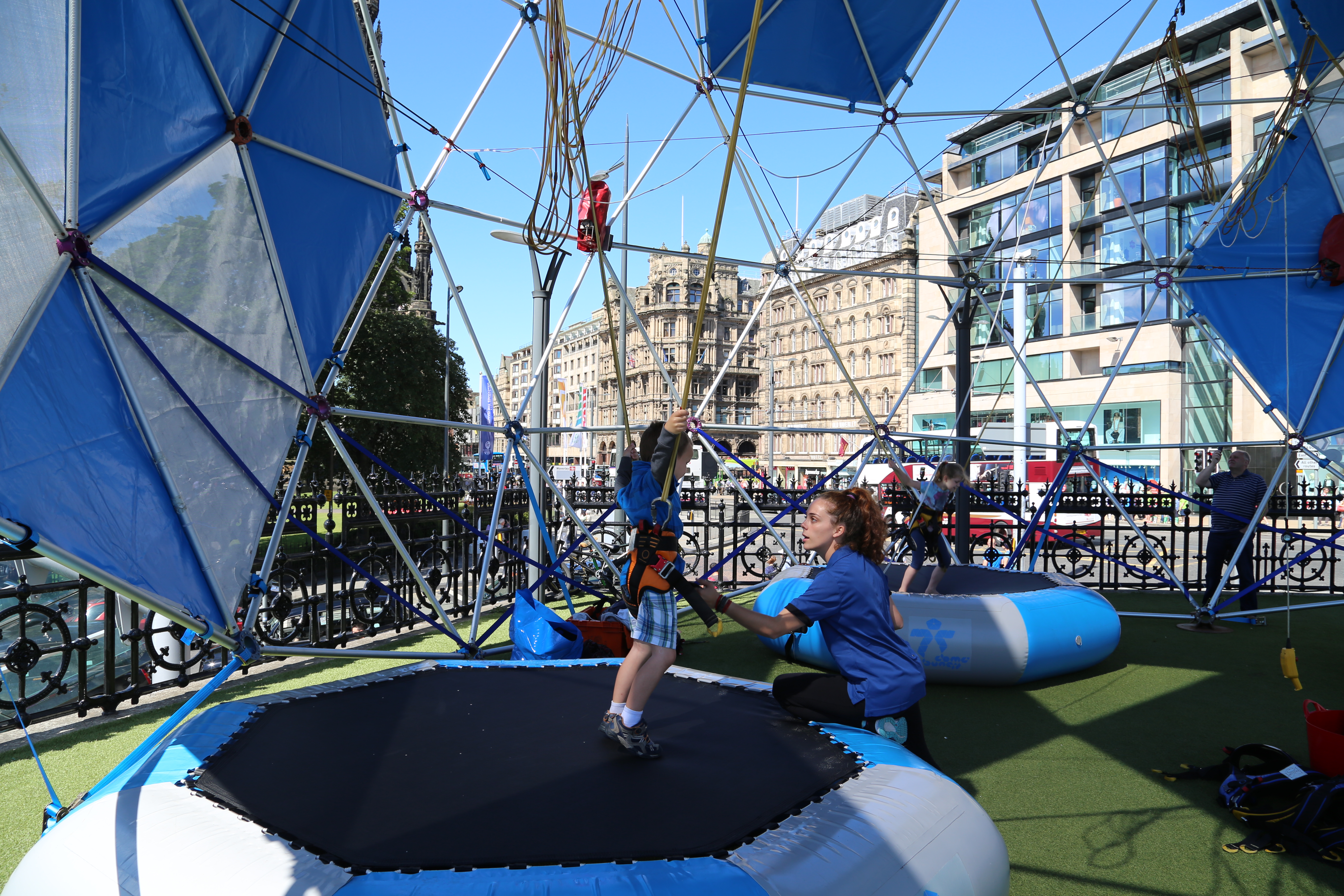 2014 Europe Trip Day 36 - Scotland (Edinburgh Princes Street, See You Jimmy Hat, Custard Donut, Bagpipes, Deep Fried Mars Bar, Irn Bru, Edinburgh Trams, Flight to Shannon, Ireland, More Punky Toys!!)