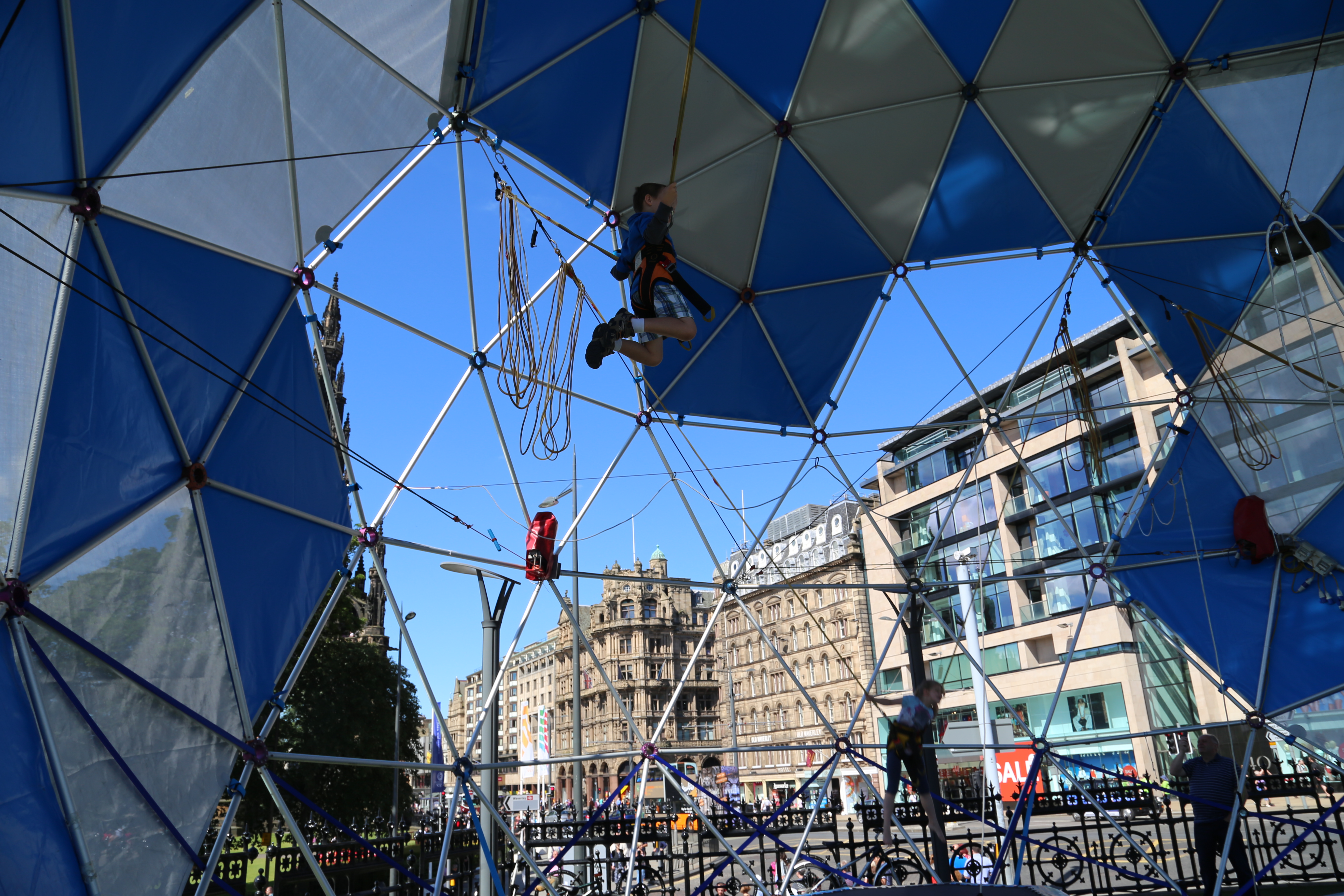 2014 Europe Trip Day 36 - Scotland (Edinburgh Princes Street, See You Jimmy Hat, Custard Donut, Bagpipes, Deep Fried Mars Bar, Irn Bru, Edinburgh Trams, Flight to Shannon, Ireland, More Punky Toys!!)