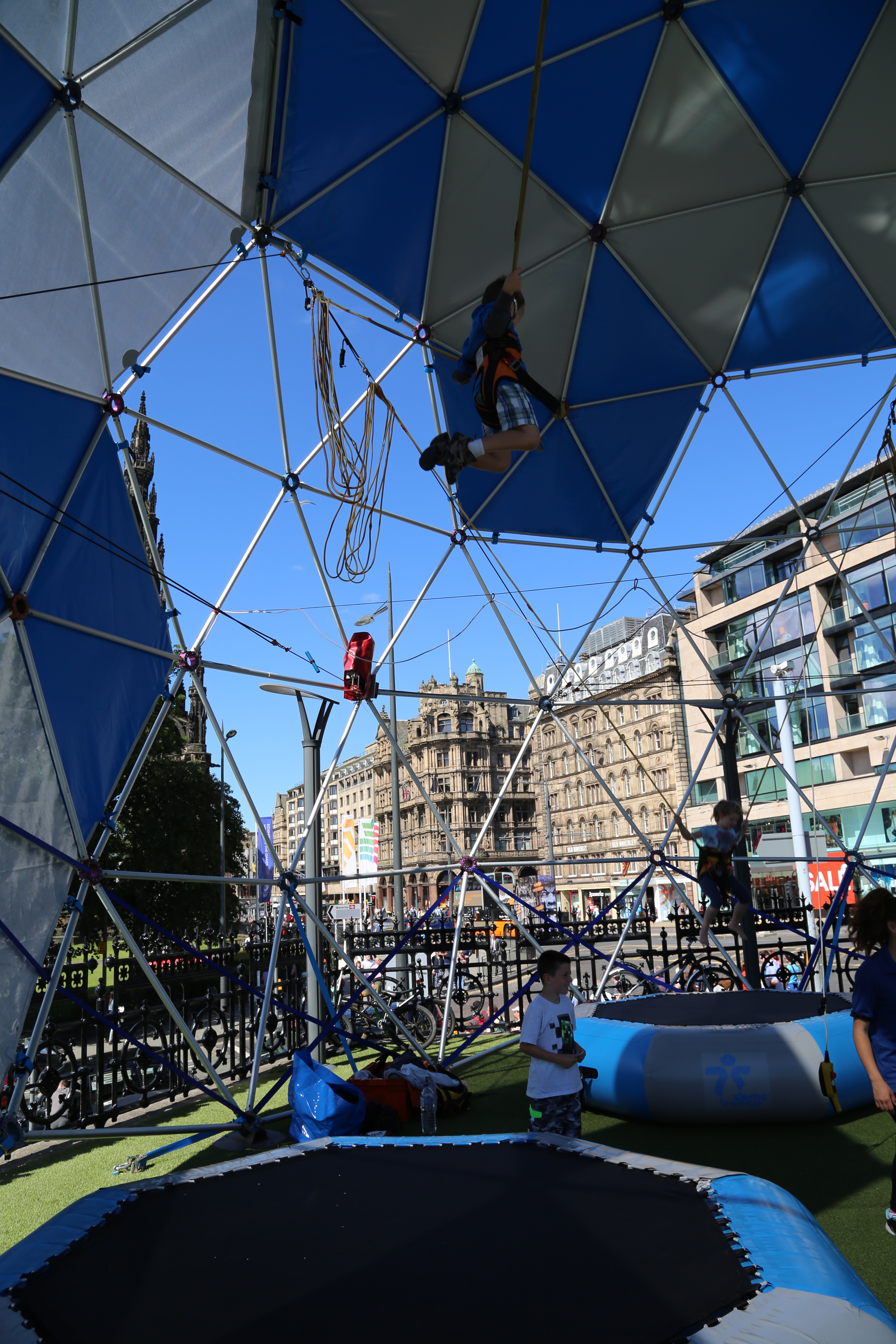 2014 Europe Trip Day 36 - Scotland (Edinburgh Princes Street, See You Jimmy Hat, Custard Donut, Bagpipes, Deep Fried Mars Bar, Irn Bru, Edinburgh Trams, Flight to Shannon, Ireland, More Punky Toys!!)