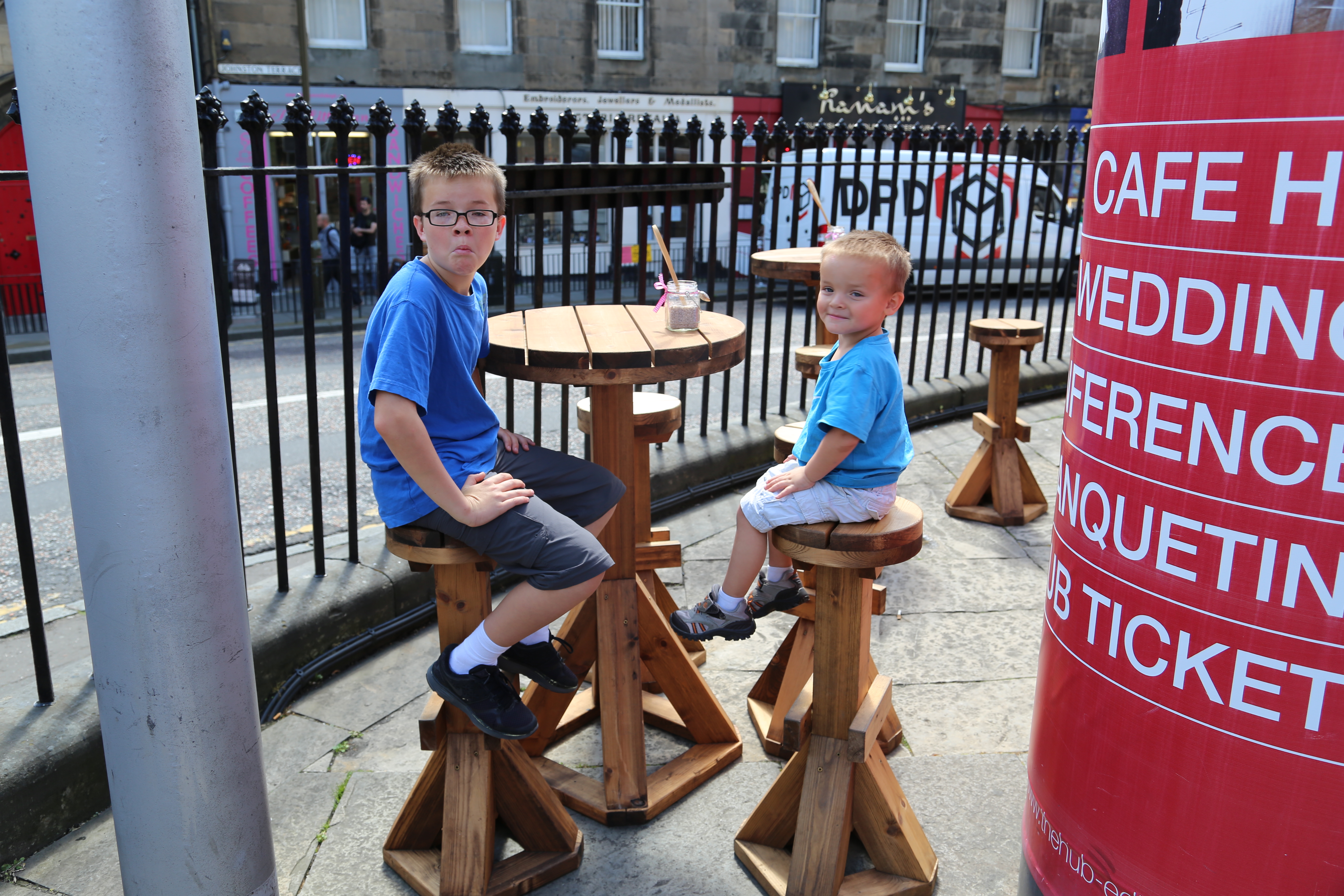 2014 Europe Trip Day 36 - Scotland (Edinburgh Princes Street, See You Jimmy Hat, Custard Donut, Bagpipes, Deep Fried Mars Bar, Irn Bru, Edinburgh Trams, Flight to Shannon, Ireland, More Punky Toys!!)