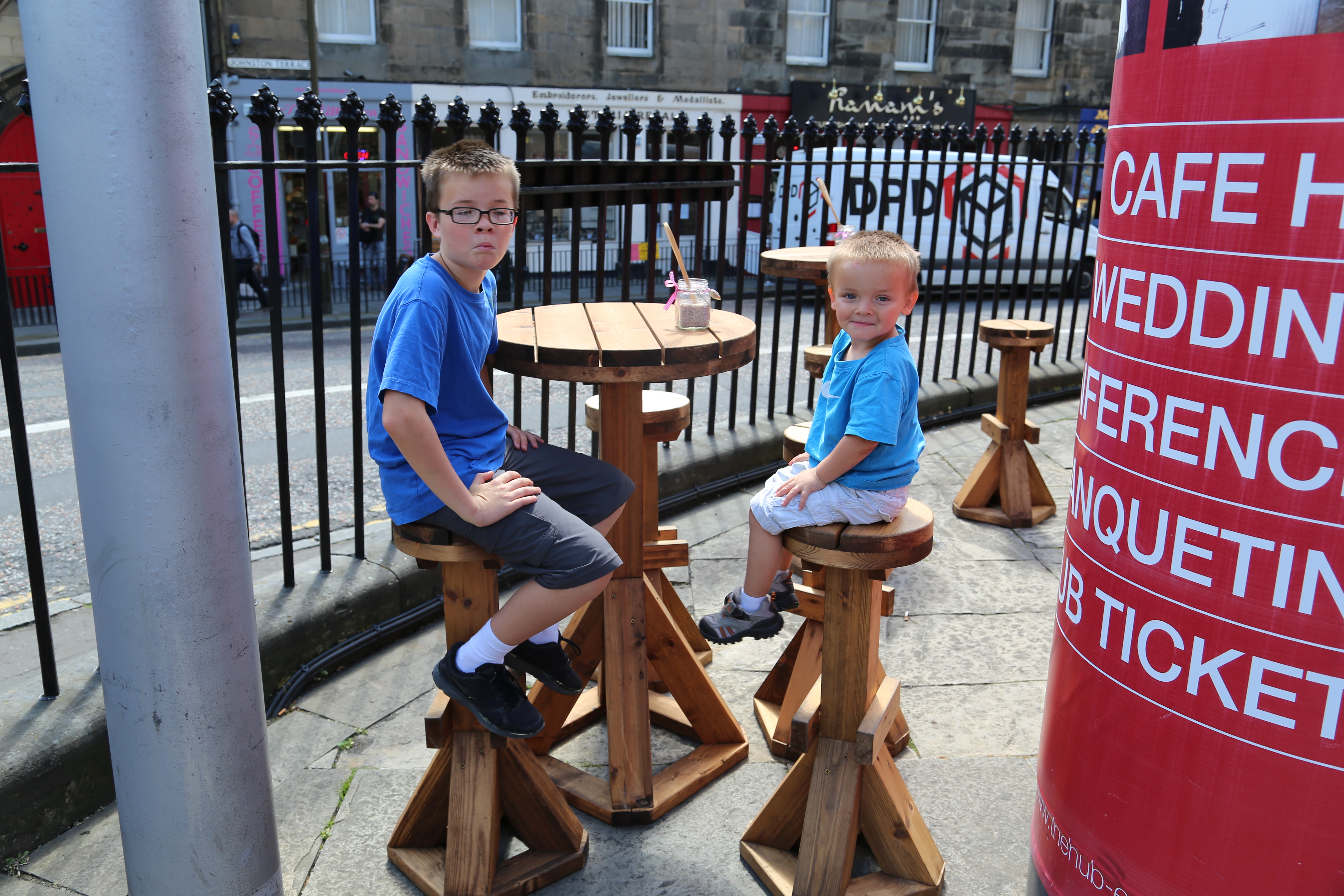 2014 Europe Trip Day 36 - Scotland (Edinburgh Princes Street, See You Jimmy Hat, Custard Donut, Bagpipes, Deep Fried Mars Bar, Irn Bru, Edinburgh Trams, Flight to Shannon, Ireland, More Punky Toys!!)