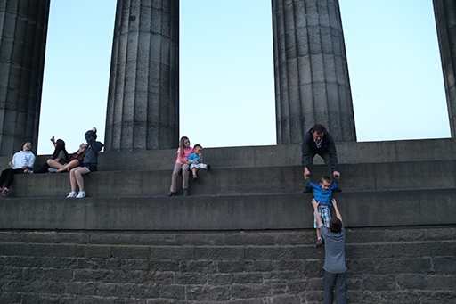 2014 Europe Trip Day 33 - Scotland (Edinburgh Street Buskers, High Street, Bagpipes, Edinburgh Castle, Camera Obscura & World of Illusions, St Giles' Cathedral, Indian Food, Scottish Thistle (National Flower), Scott Monument, Princes Street, Calton Hill)