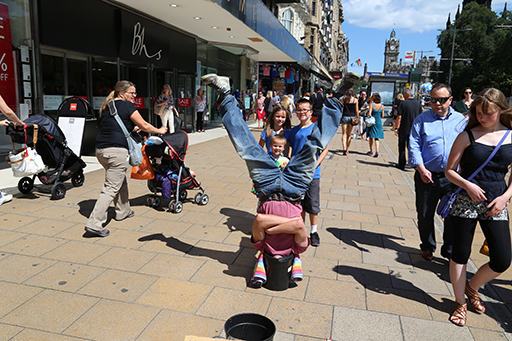 2014 Europe Trip Day 36 - Scotland (Edinburgh Princes Street, See You Jimmy Hat, Custard Donut, Bagpipes, Deep Fried Mars Bar, Irn Bru, Edinburgh Trams, Flight to Shannon, Ireland, More Punky Toys!!)