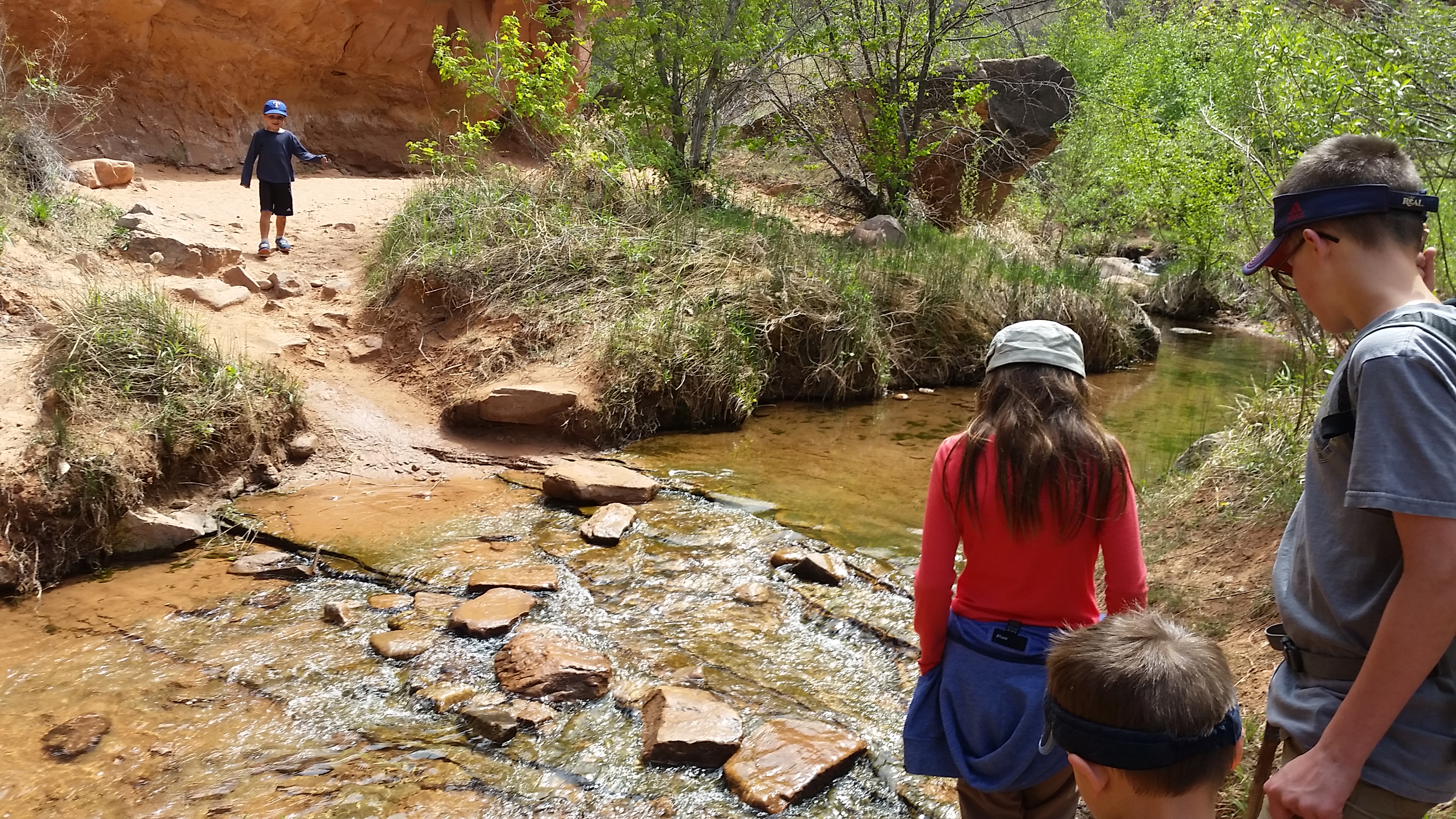 2015 Spring Break - Moab - Morning Glory Bridge (Negro Bill Canyon Trail)