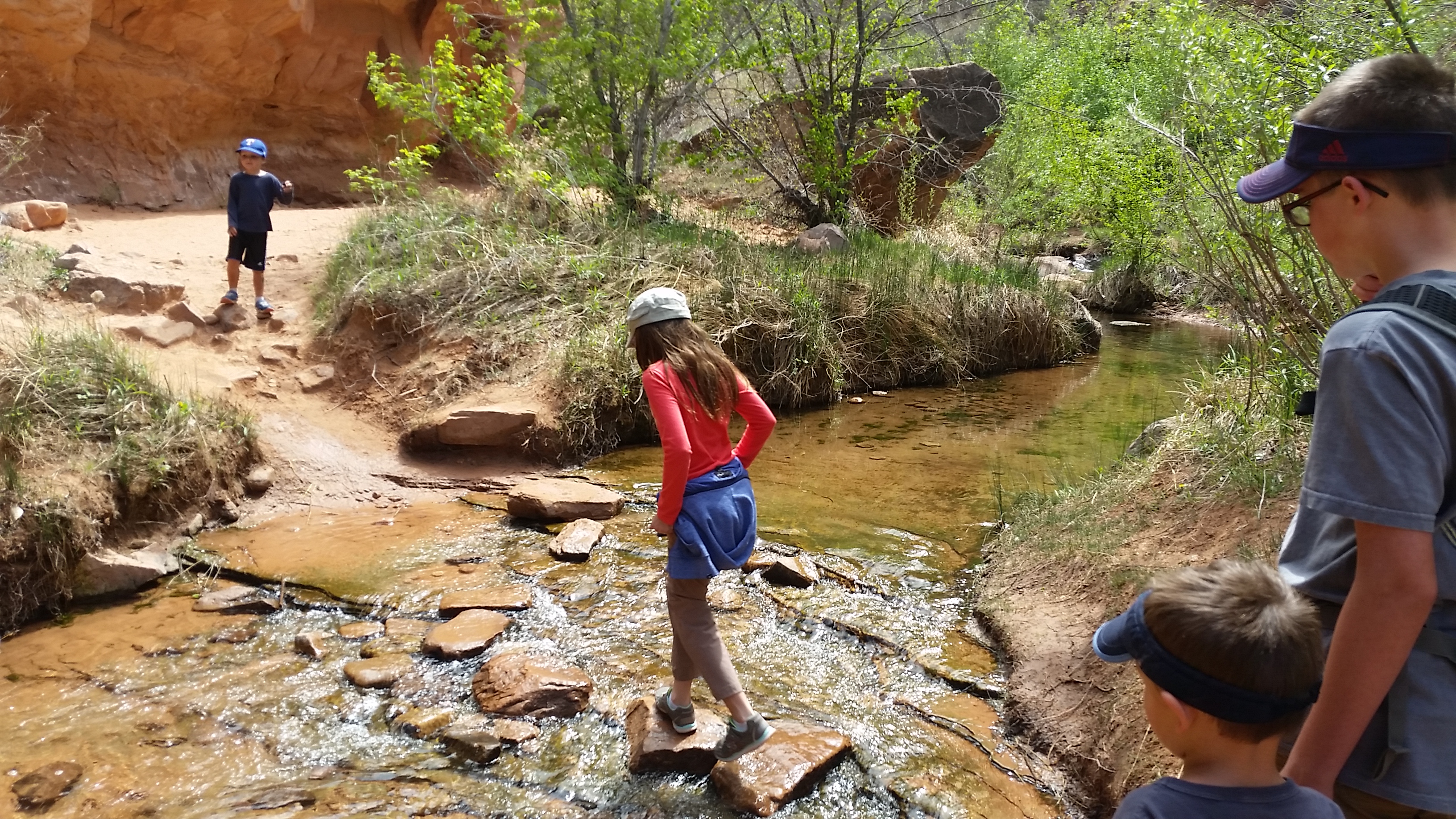 2015 Spring Break - Moab - Morning Glory Bridge (Negro Bill Canyon Trail)