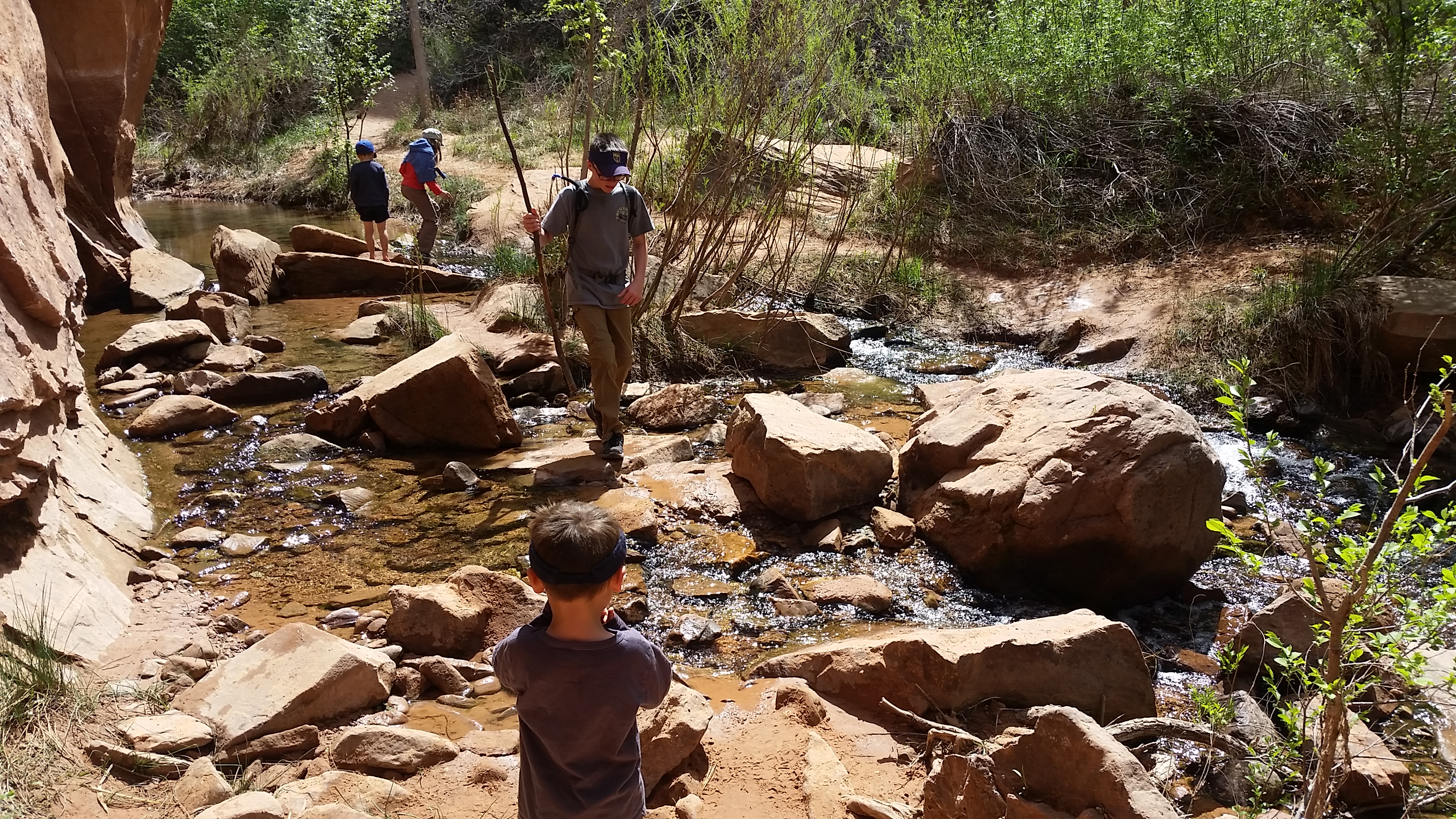 2015 Spring Break - Moab - Morning Glory Bridge (Negro Bill Canyon Trail)