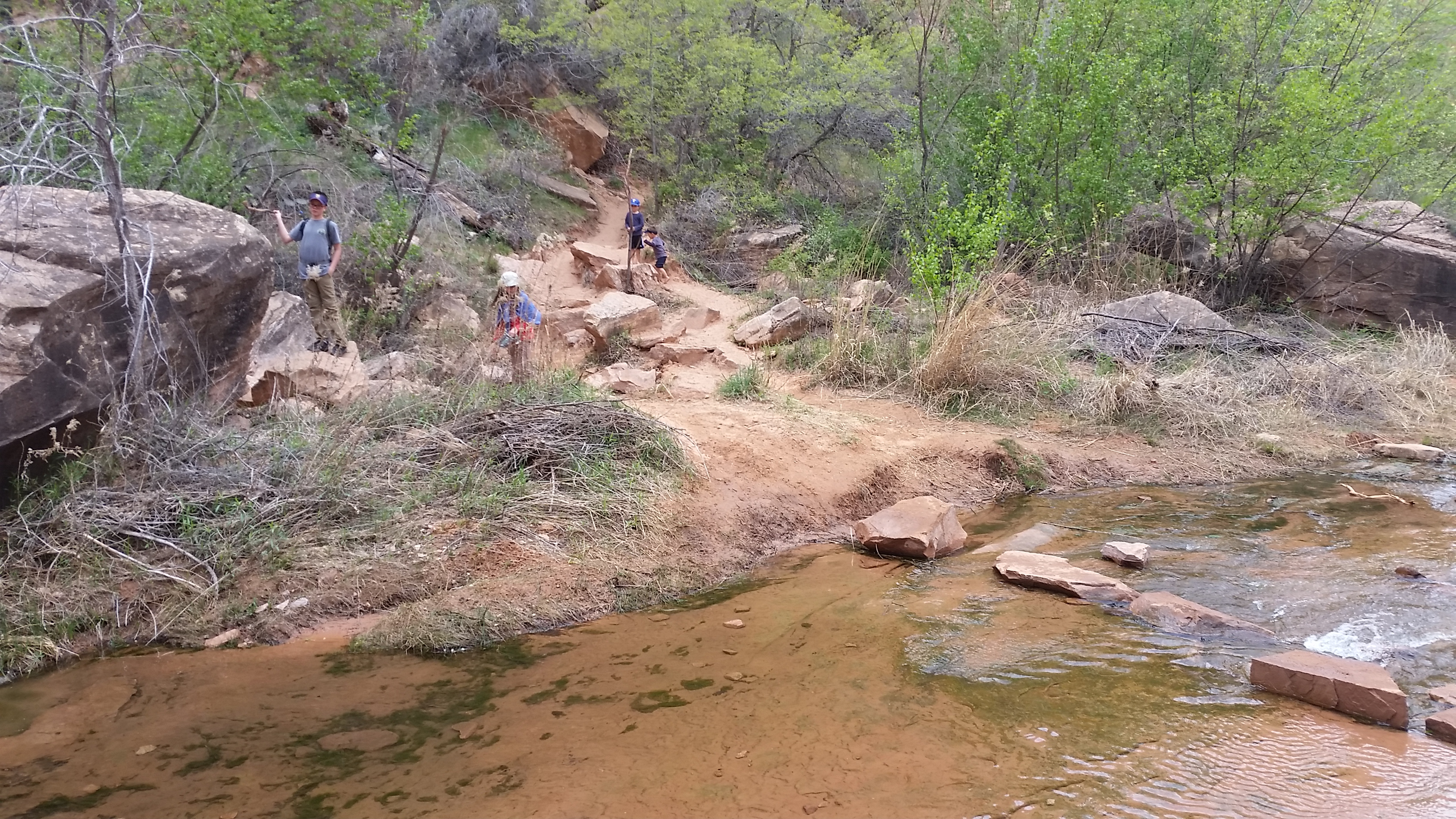 2015 Spring Break - Moab - Morning Glory Bridge (Negro Bill Canyon Trail)