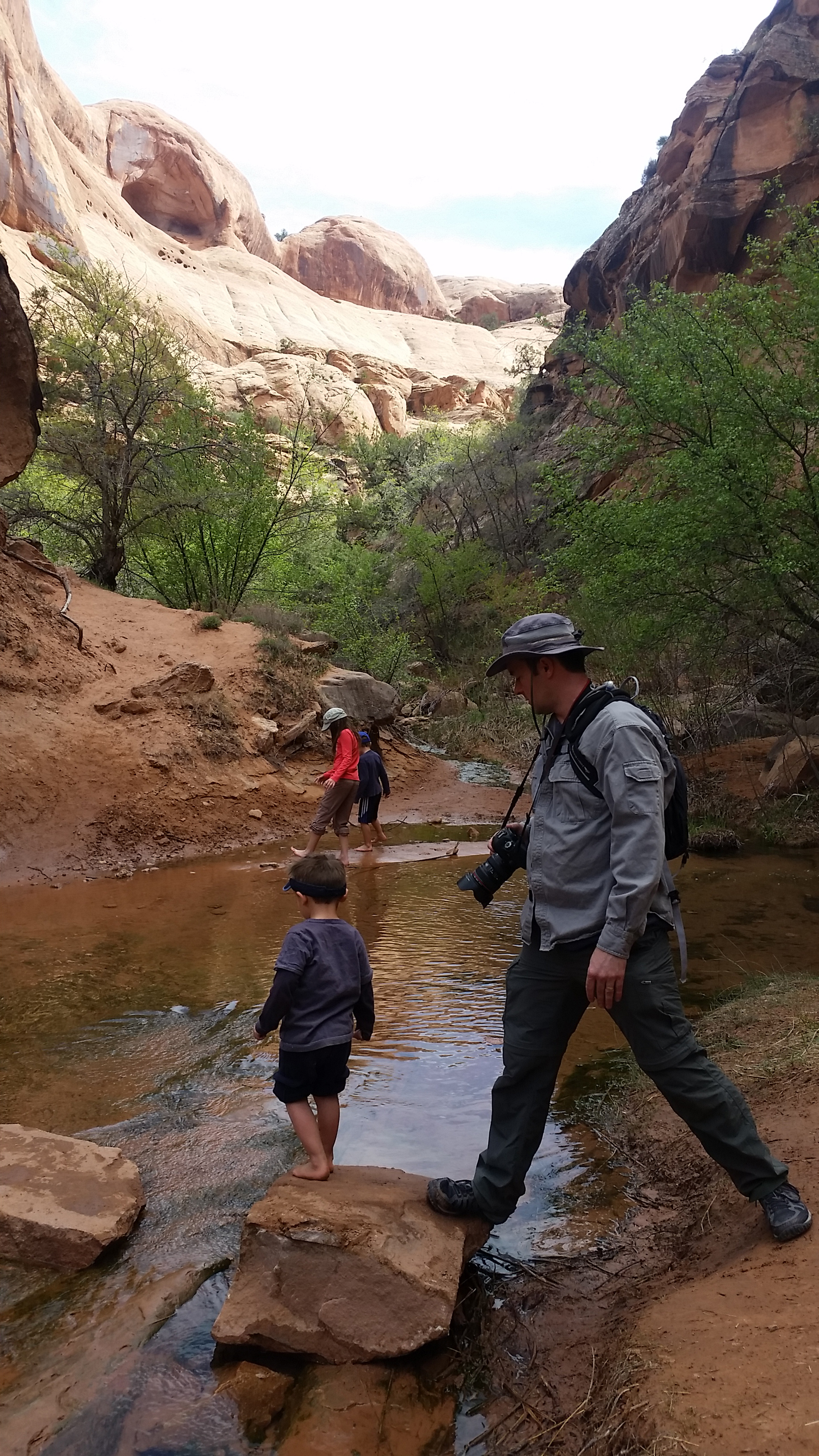 2015 Spring Break - Moab - Morning Glory Bridge (Negro Bill Canyon Trail)